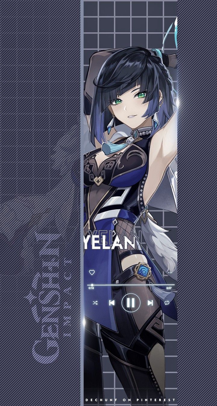 720x1344  Йелан Геншин воздействует эстетические обои | Гамбар Анимаси Картун, обои Картун, Гамбар Карактер