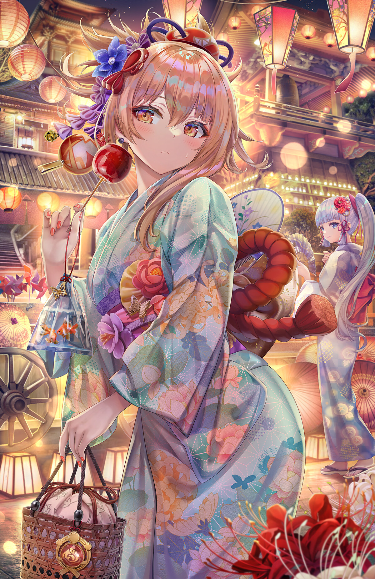 1200x1852  Обои: Аниме Девочки, Геншин Элемент, Йомия Геншин Эффект, Турино Акуа 1200x1852 - Чандлерцян - 2155701 - HD Обои - Wallhere