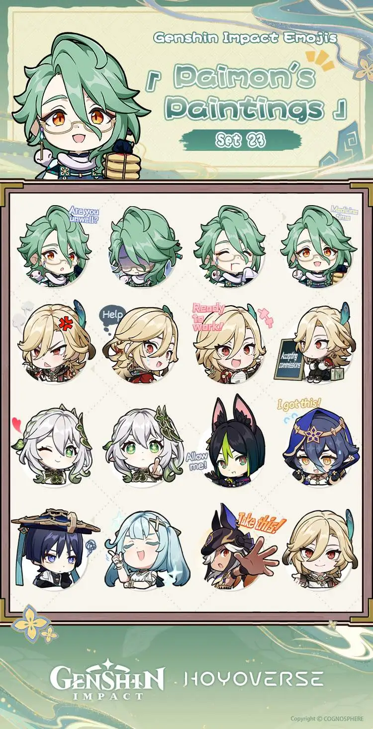 750x1464  Новые официальные обои Genshin показывают персонажи Baizhu и Sumeru