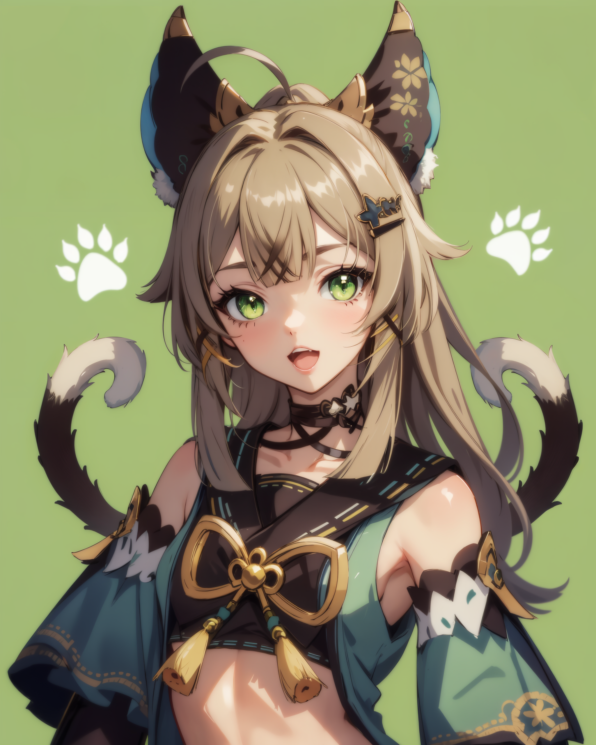 2048x2560  Кирара (удар Геншина), сгенерированная Ocean3 с использованием nu_element | Айбуру