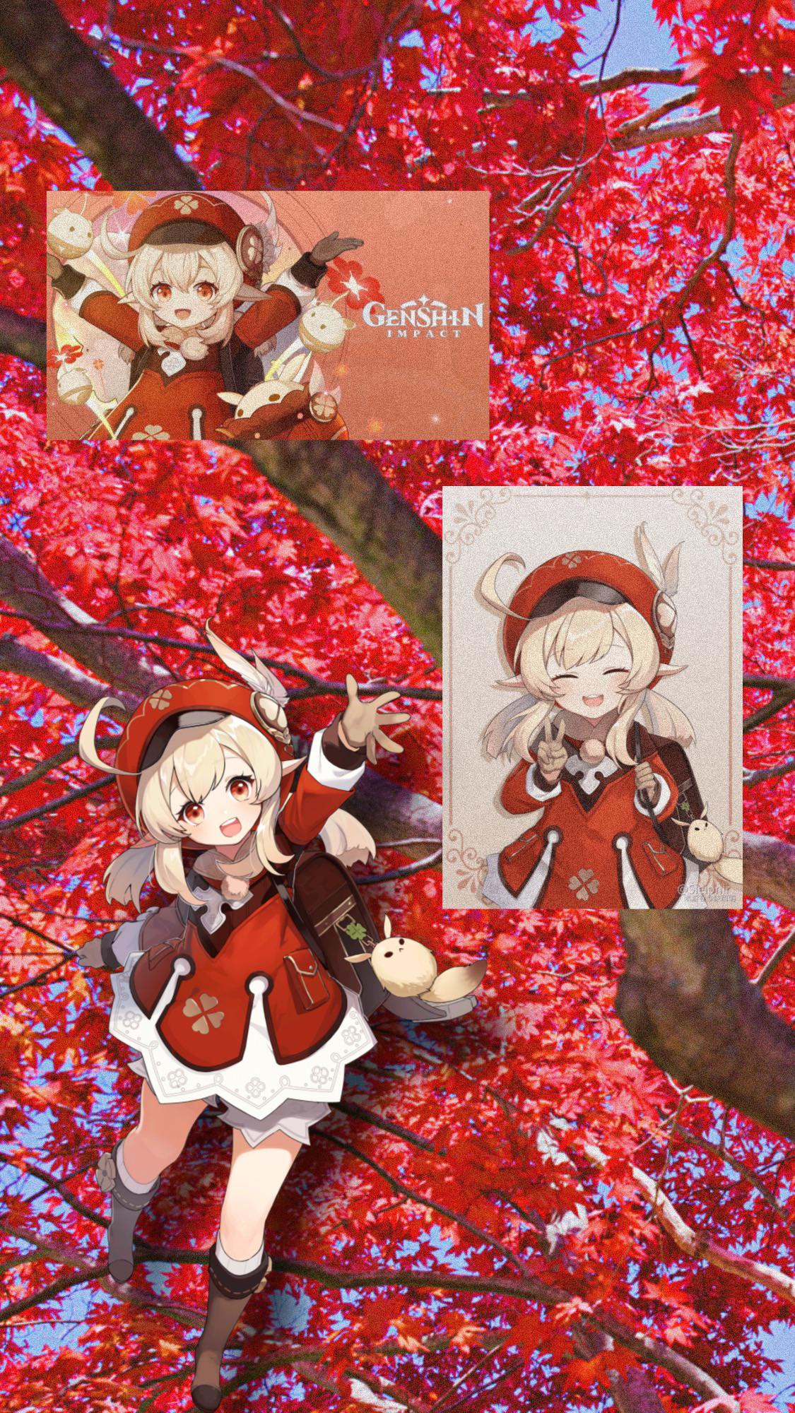 1125x2000  Genshin Impact Klee обои - пещера обоев