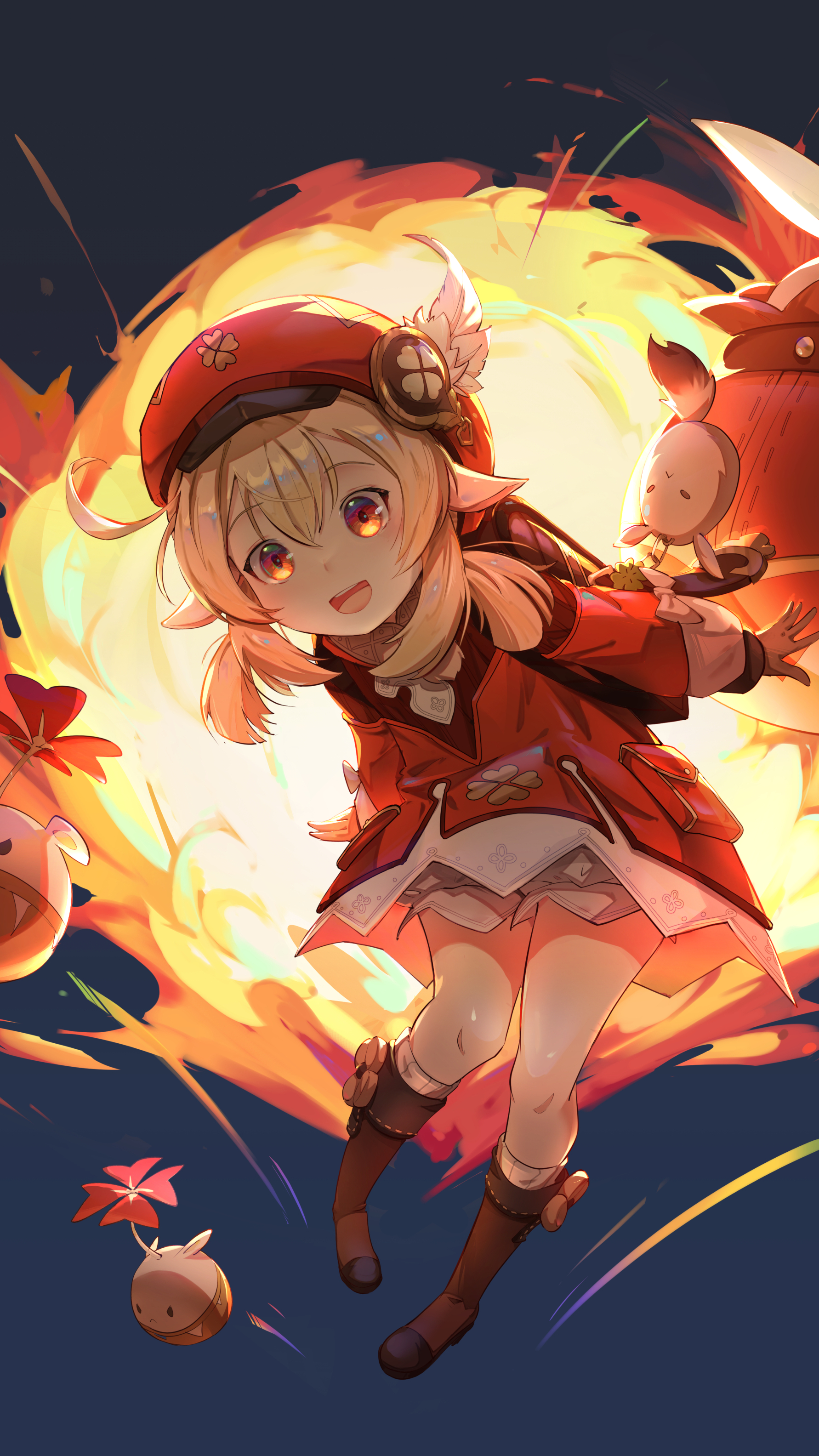 1782x3168  Klee - Влияние Genshin от Jinribbit - Mobile Abyss