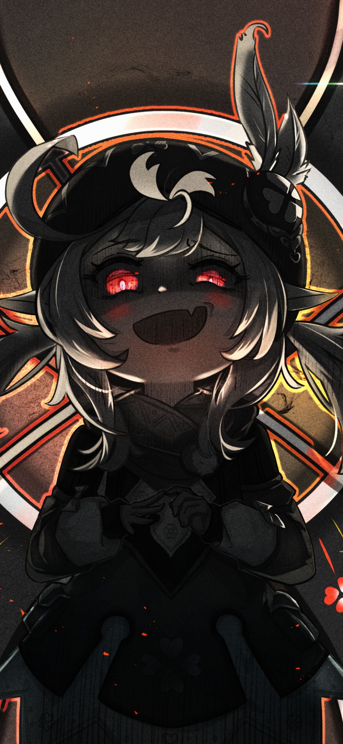 1125x2436  Мобильные обои: красные глаза, видеоигра, Genshin Impact, Klee (Genshin Excte), 1401973 Скачать картинку бесплатно.