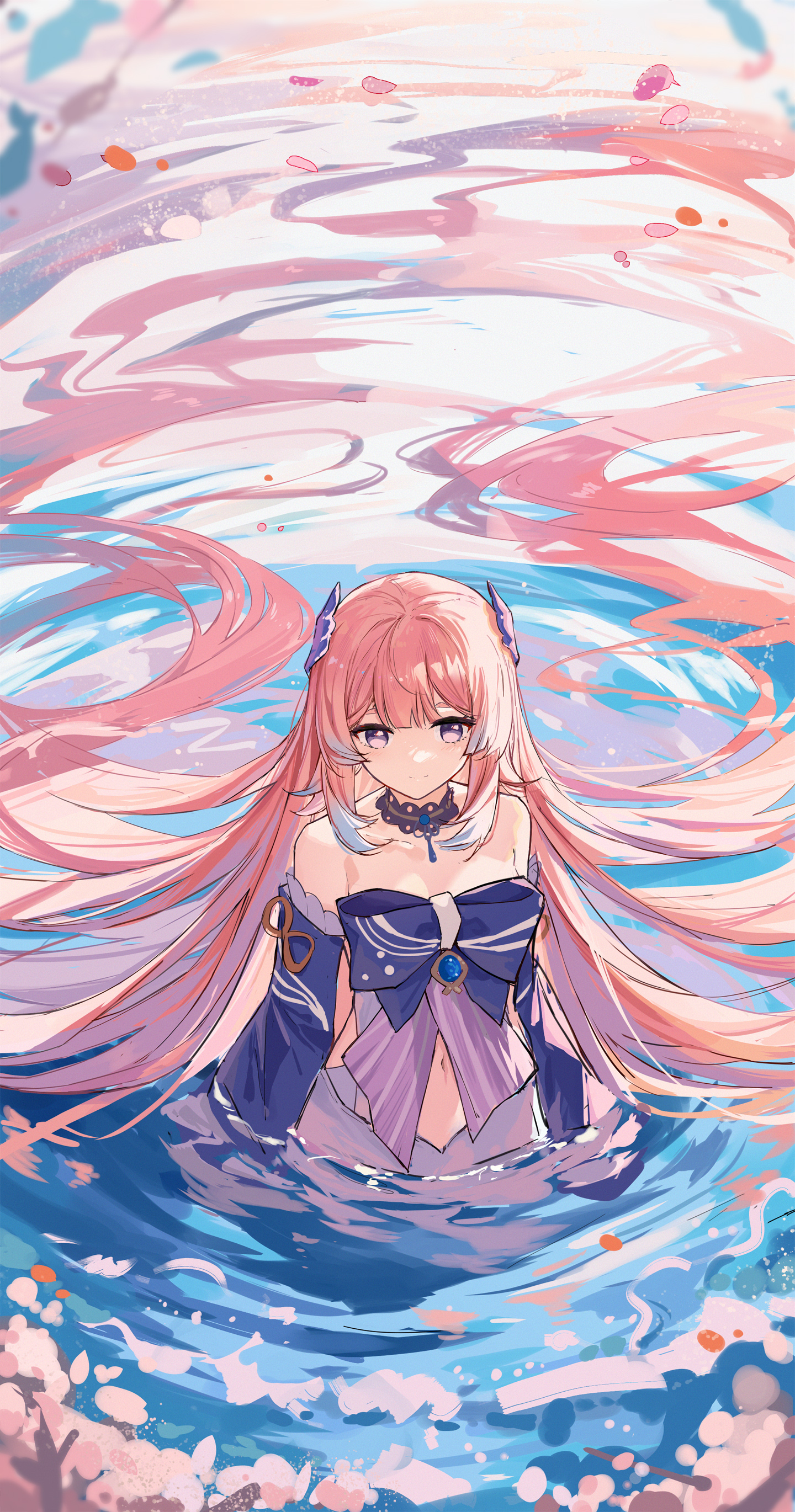 1440x2740  Sangonomiya Kokomi - Genshin Impact - Zerochan Anime Image Board Mobile