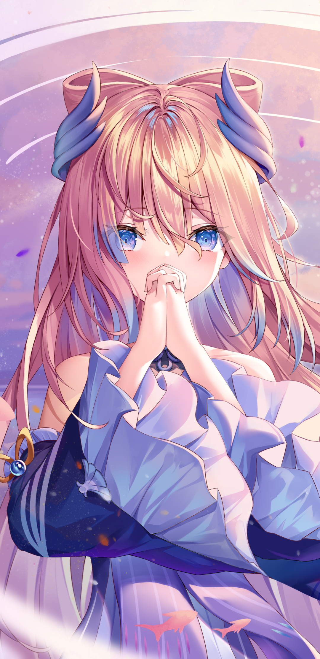 1080x2220  Мобильные обои: видеоигра, Genshin Impact, Sangonomiya Kokomi, 1428134 Скачать картинку бесплатно.