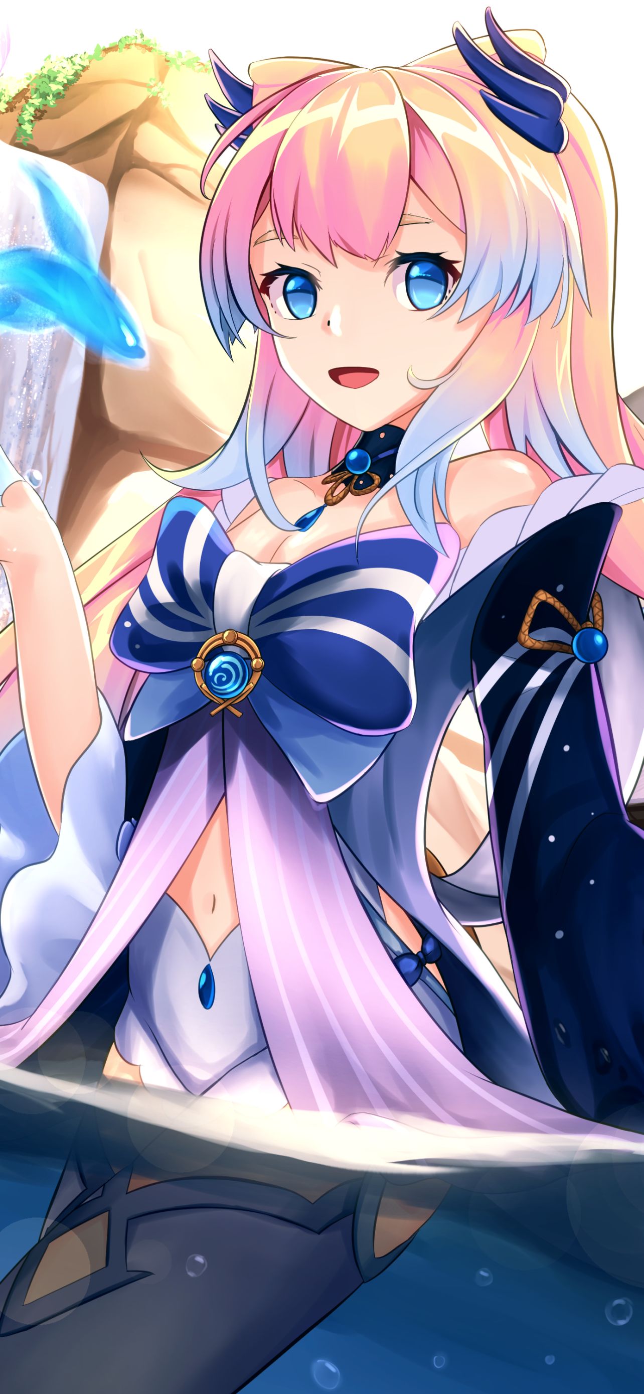 1284x2778  Мобильные обои: видеоигра, Genshin Impact, Sangonomiya Kokomi, 1413073 Скачать картинку бесплатно.