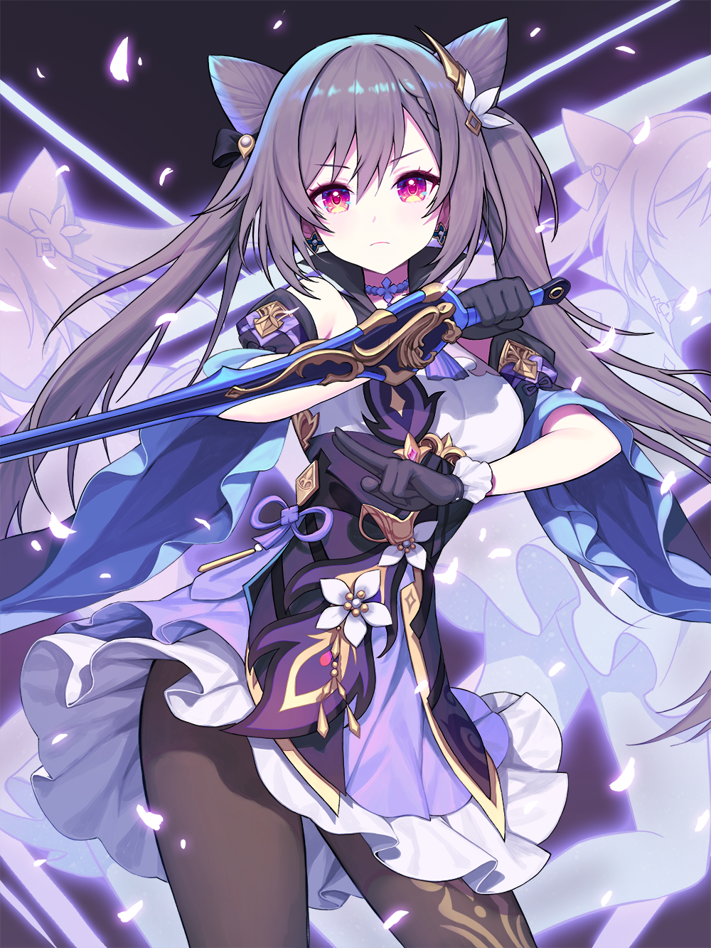 1000x1333  Genshin Impact keqing phone обои - обои пещера