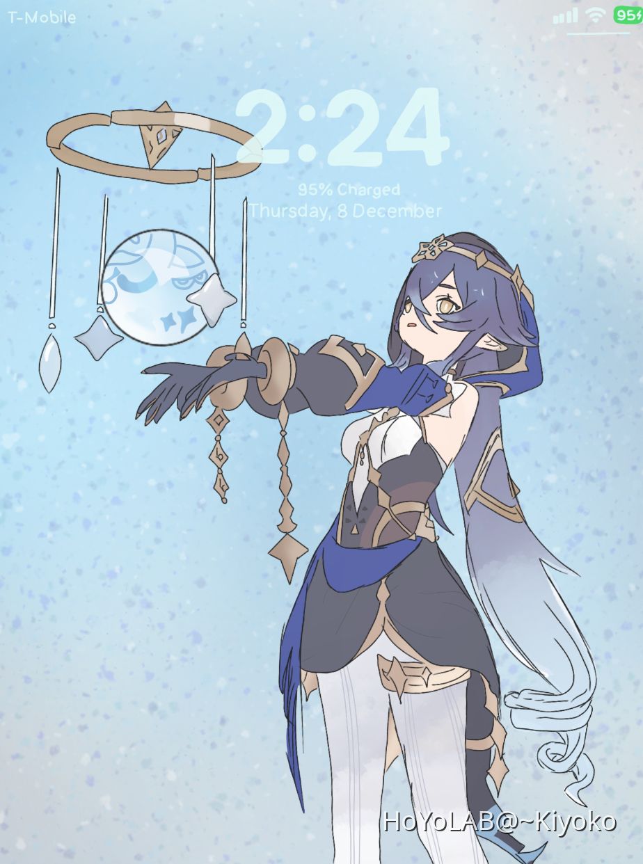 924x1242  Лейла рисунок/обои fini *** genshin ударно | Хойолаб