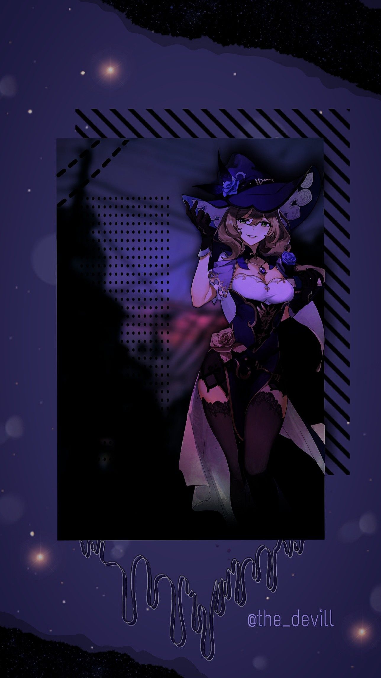 1288x2290  Genshin Impact Lisa обои - пещера обоев