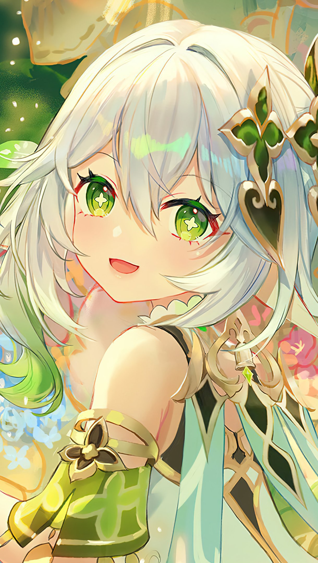 1220x2160  Персонаж Nahida Genshin Impact Game обои 4K Ultra HD ID: 10860