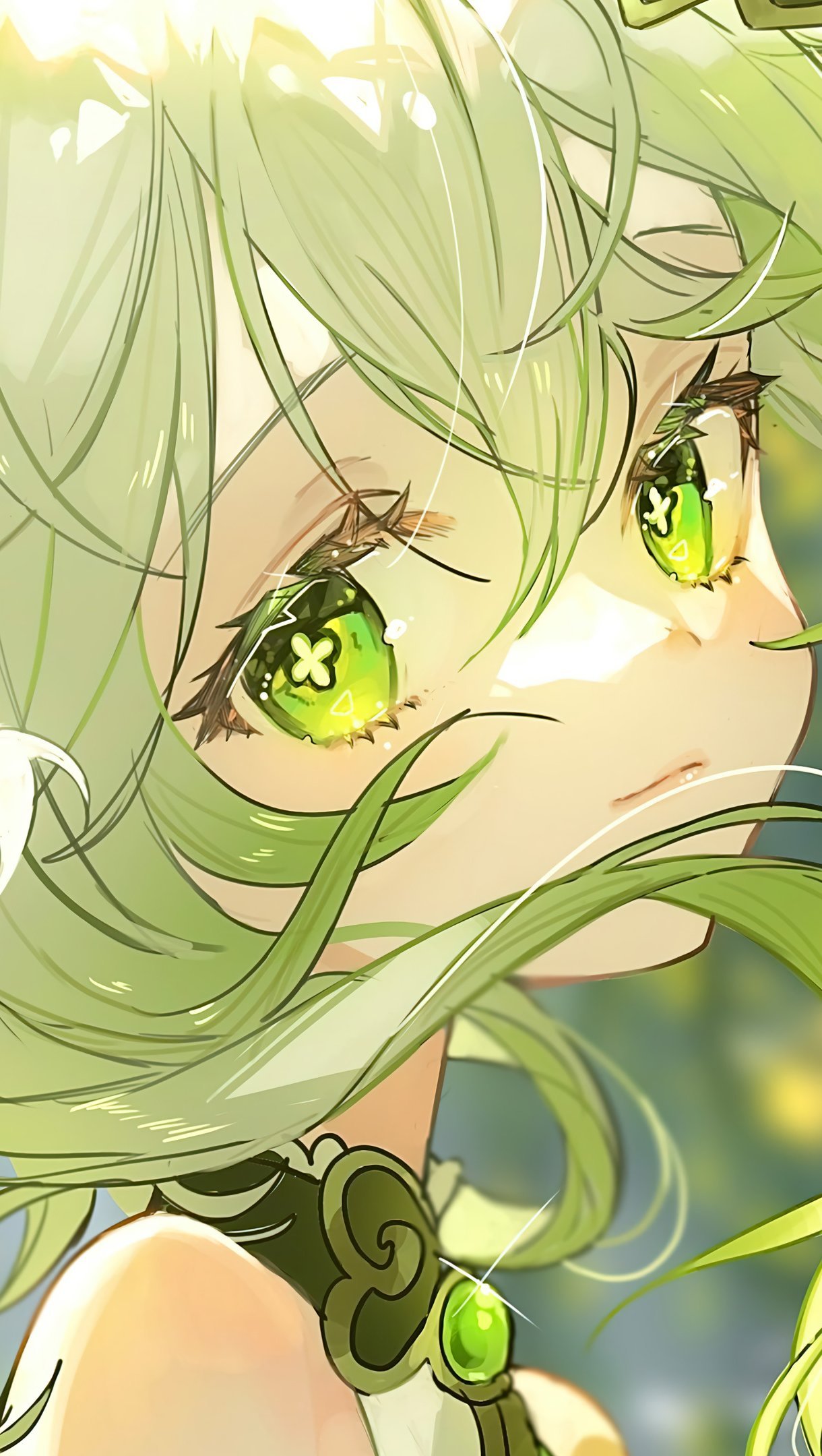 1220x2160  Лицо Нахида Genshin Impact Wallpaper 4K Ultra HD ID: 10858