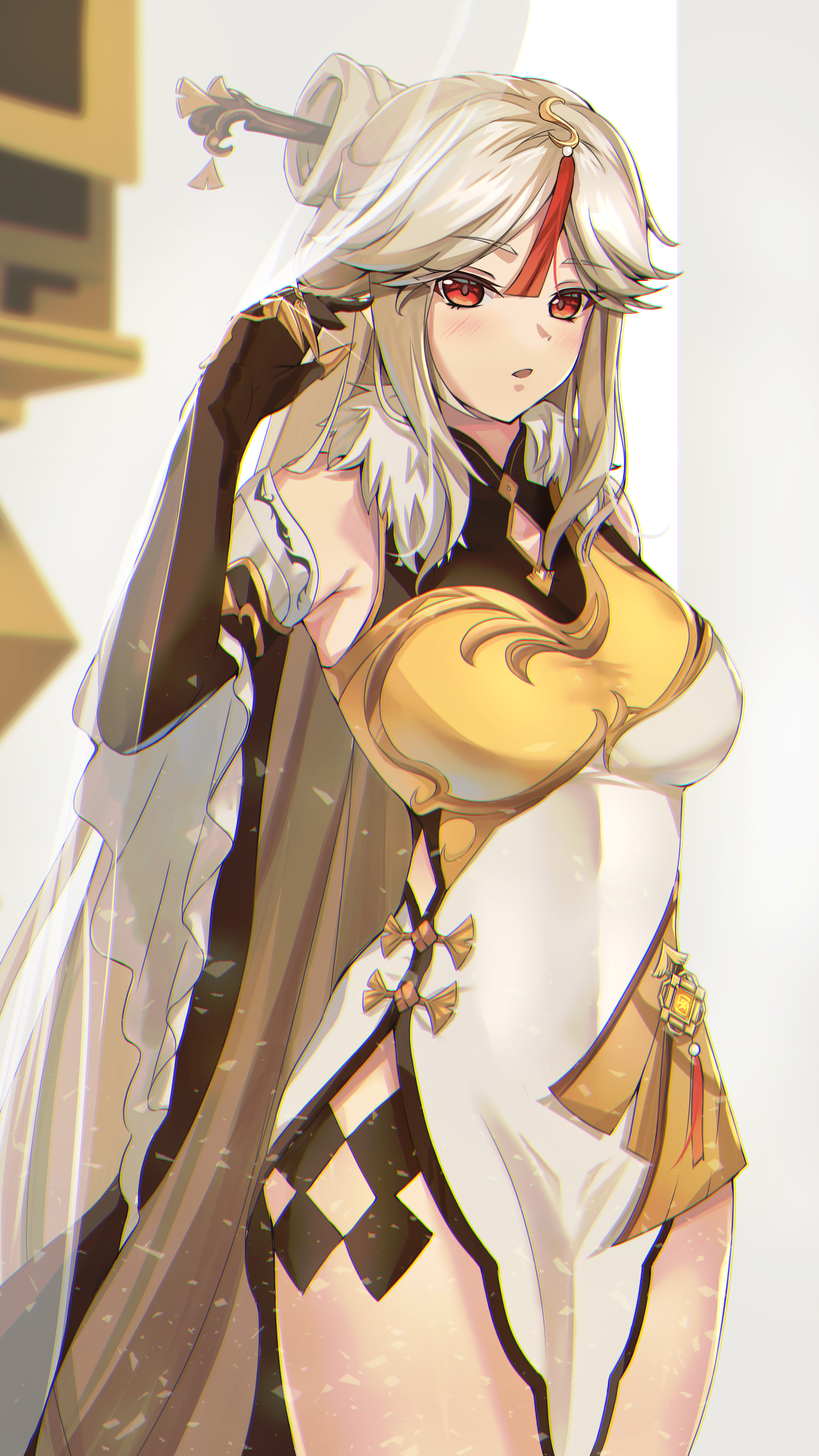 2250x4000  Ningguang обои - пещера обоев