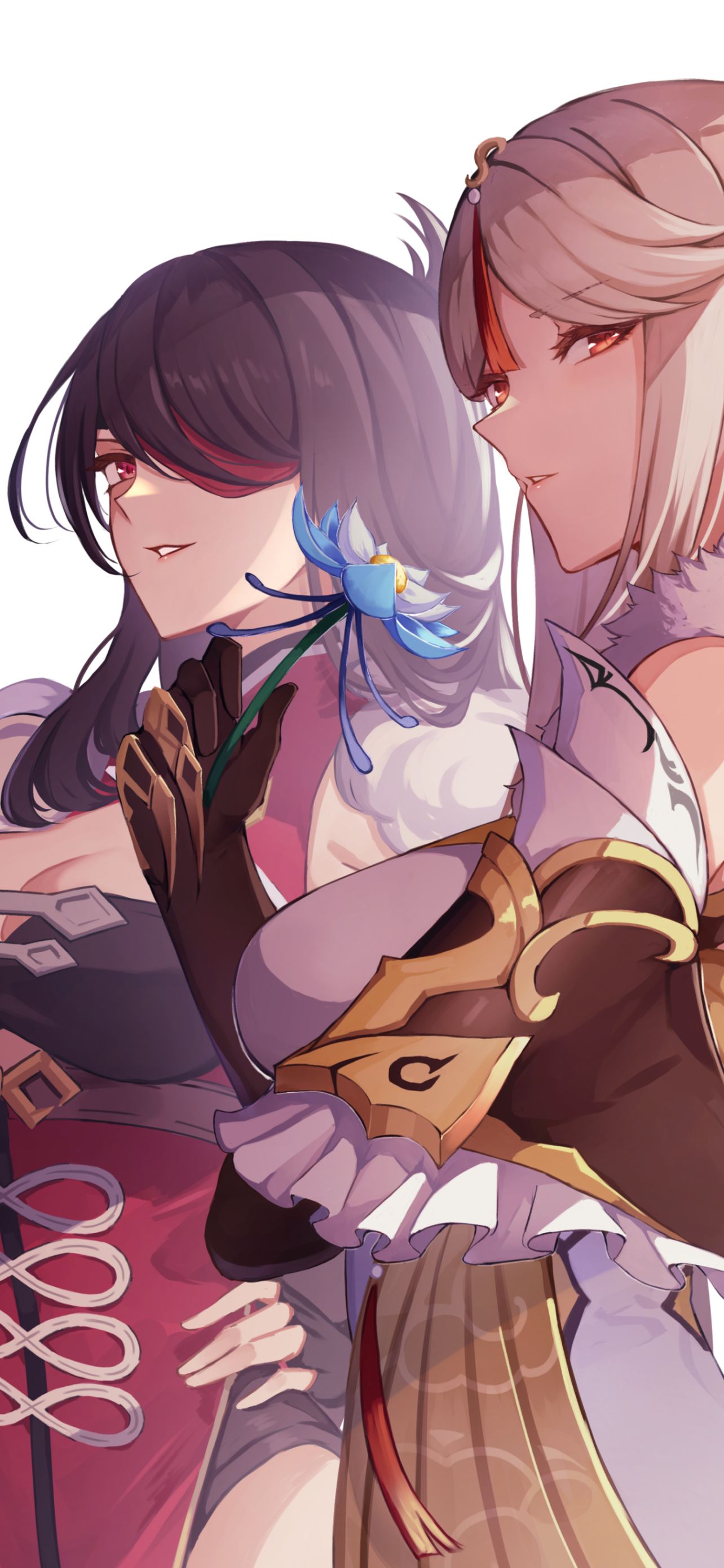 1284x2778  Мобильные обои: видеоигра, Genshin Impact, Ningguang (Genshin Excter), Beidou (Genshin Excter), 1428124 Загрузите изображение бесплатно.