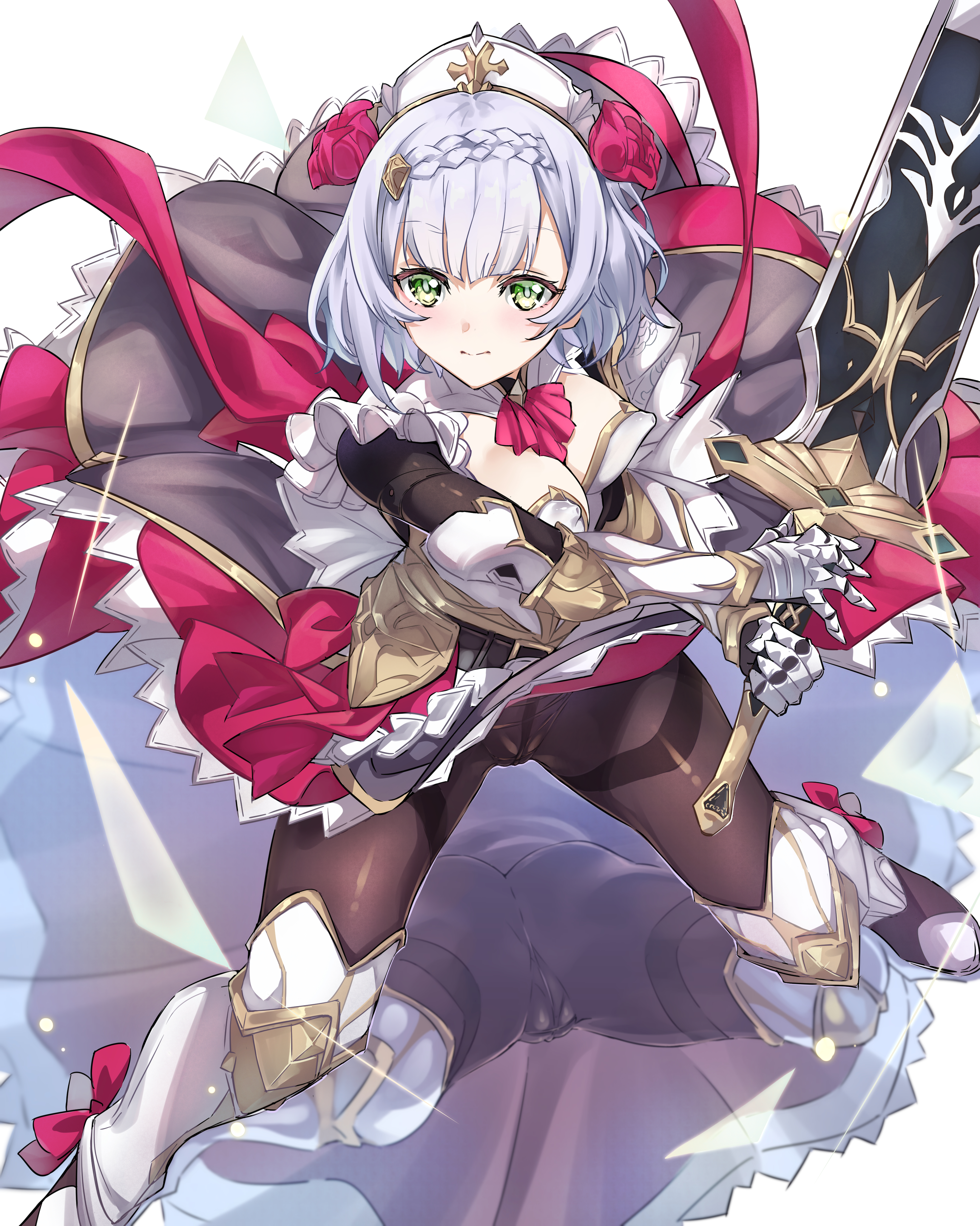 3285x4108  Genshin Impact, Noelle (Genshin Empact), Anime Girls, Cantyhose, Reflection | 3285x4108 Обои - Wallhaven.cc