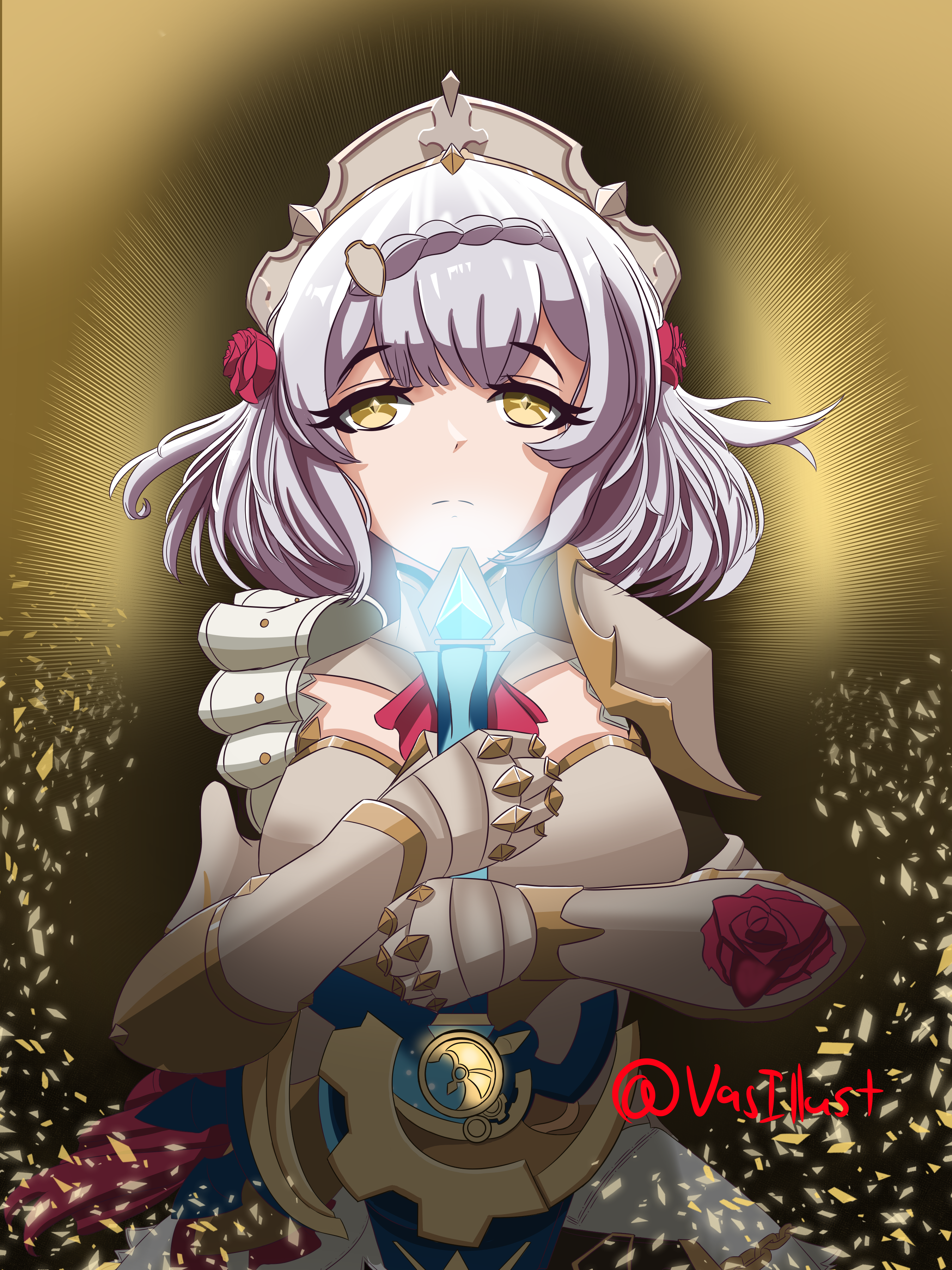 2700x3600  Genshin Empact - Noelle Fanart]: r/genshin_impact