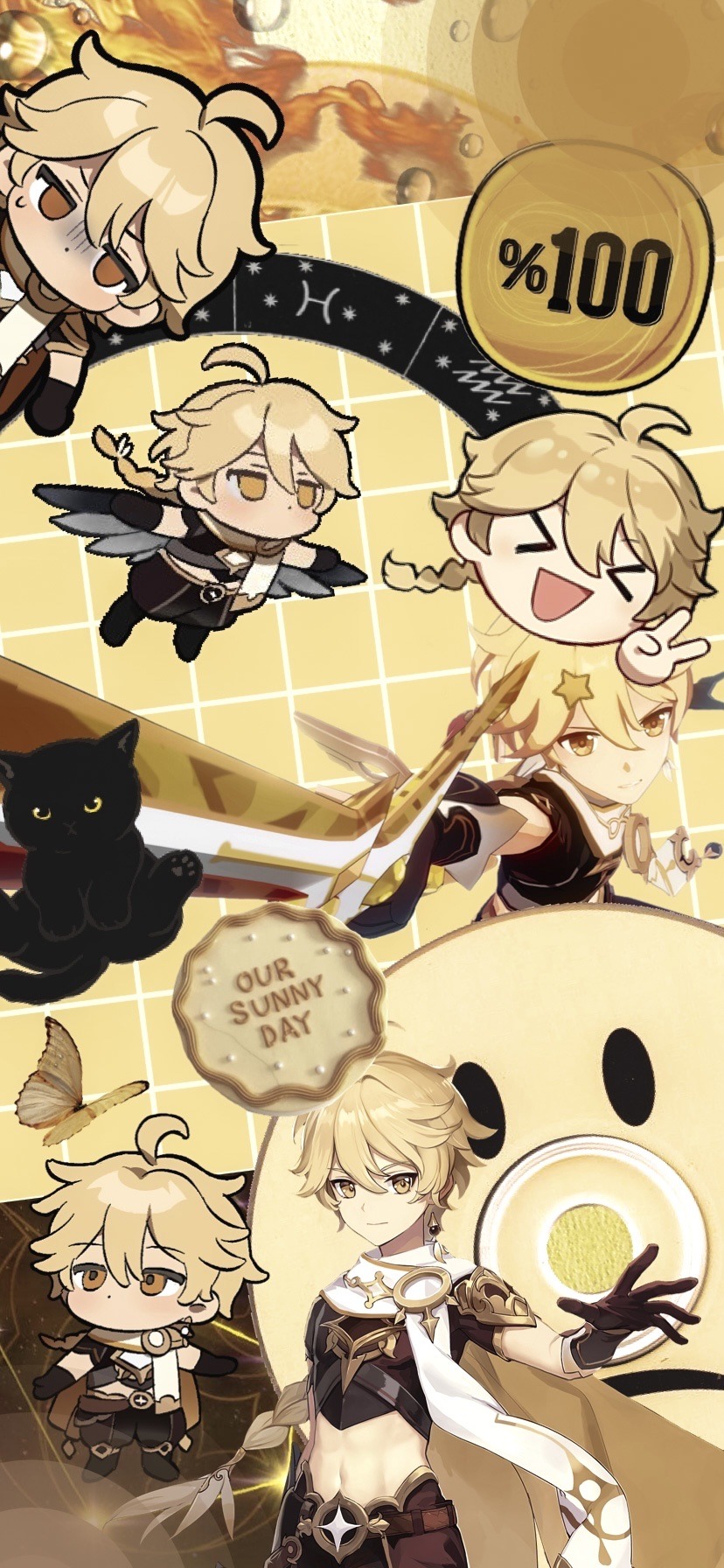 828x1792  Kpop / Game Lockcreens - Genshin Impact