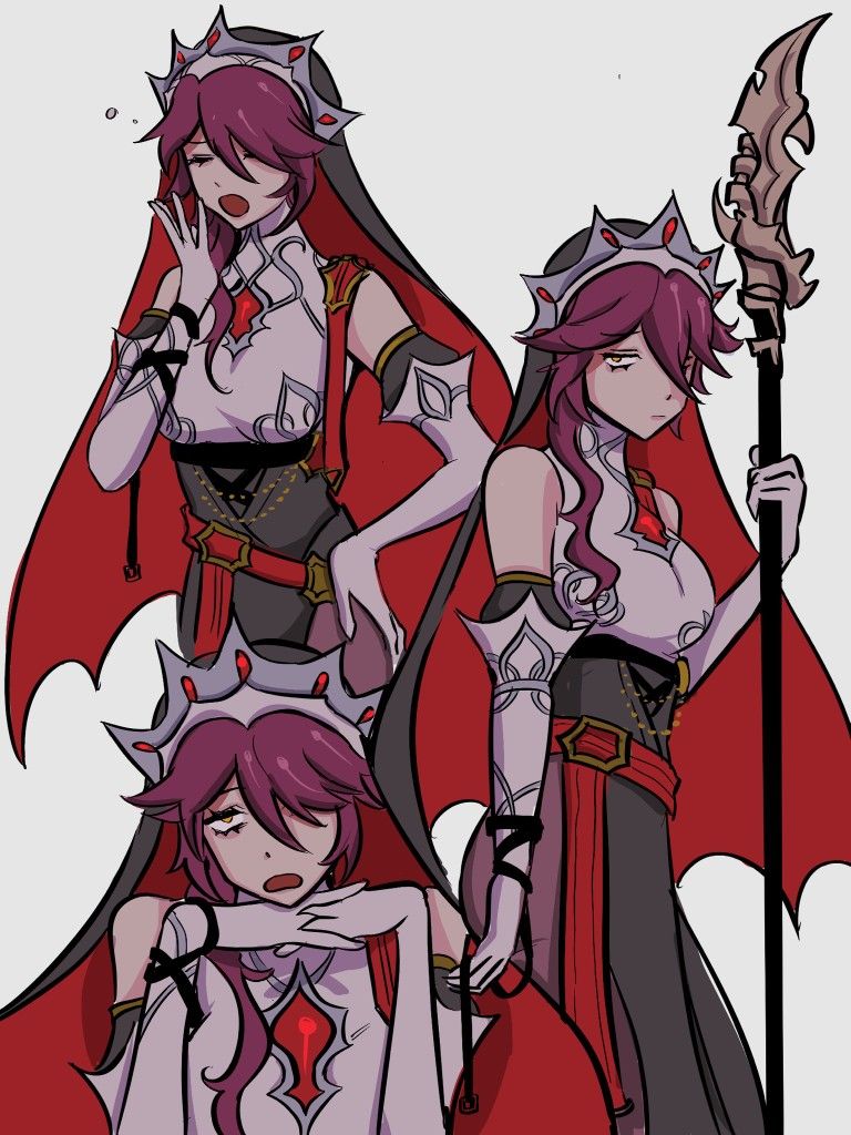 768x1024  Росария | Искусство персонажа, дизайн персонажа, персонаж