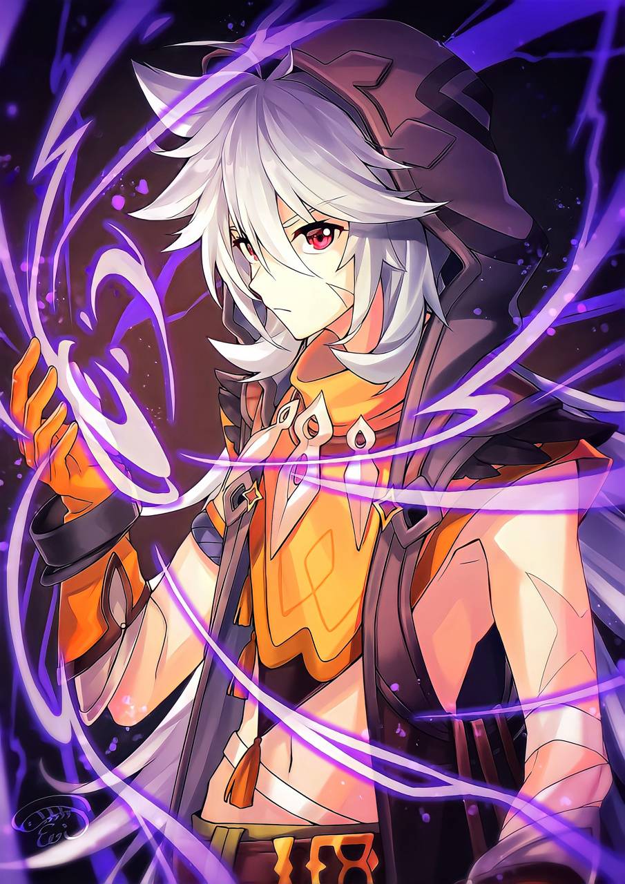 905x1280  Бритва Геншин Обои - пещера обоев