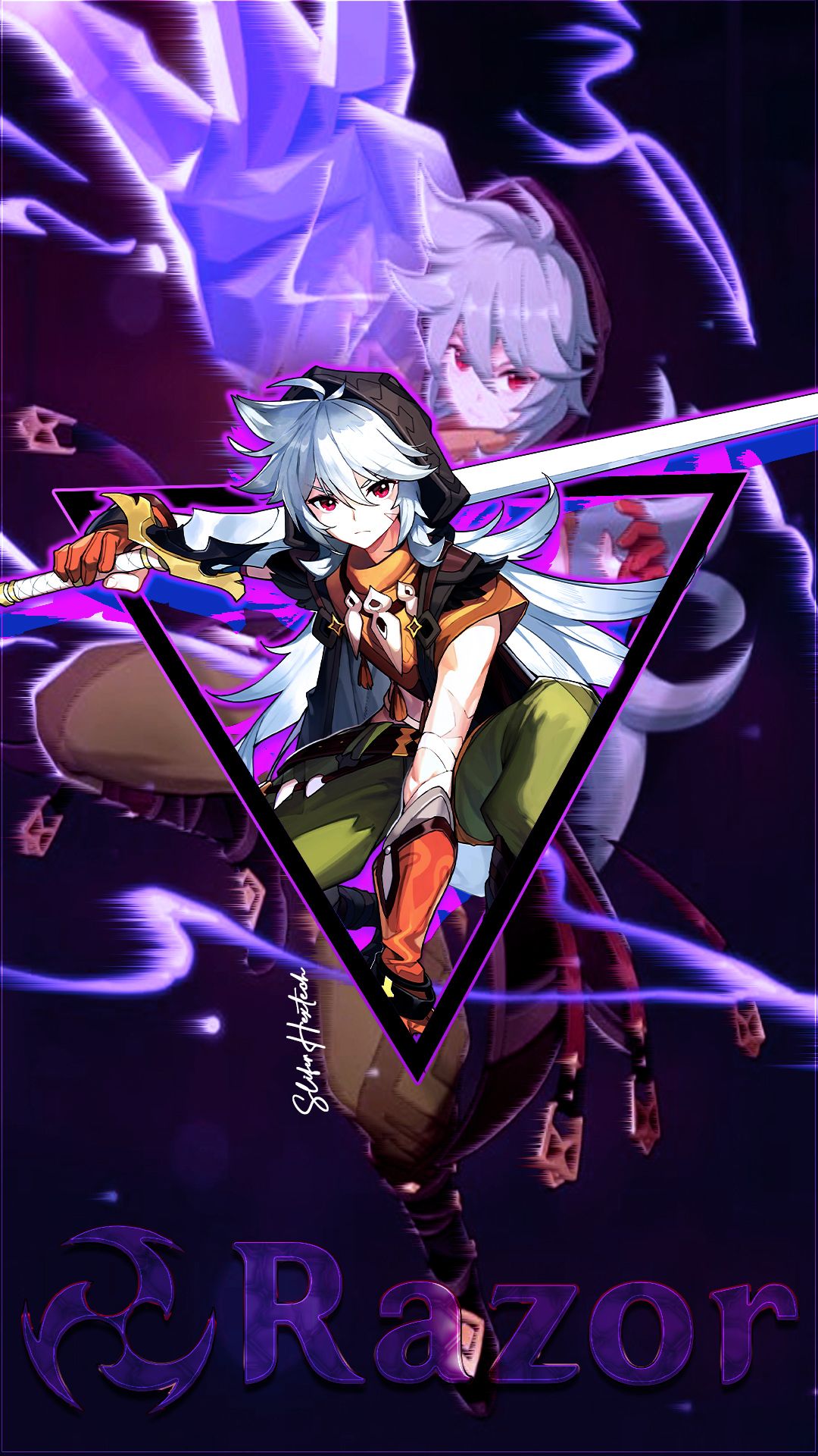 1080x1920  Бритва Геншин Управляющие обои - верхняя бритва Геншин Управляется