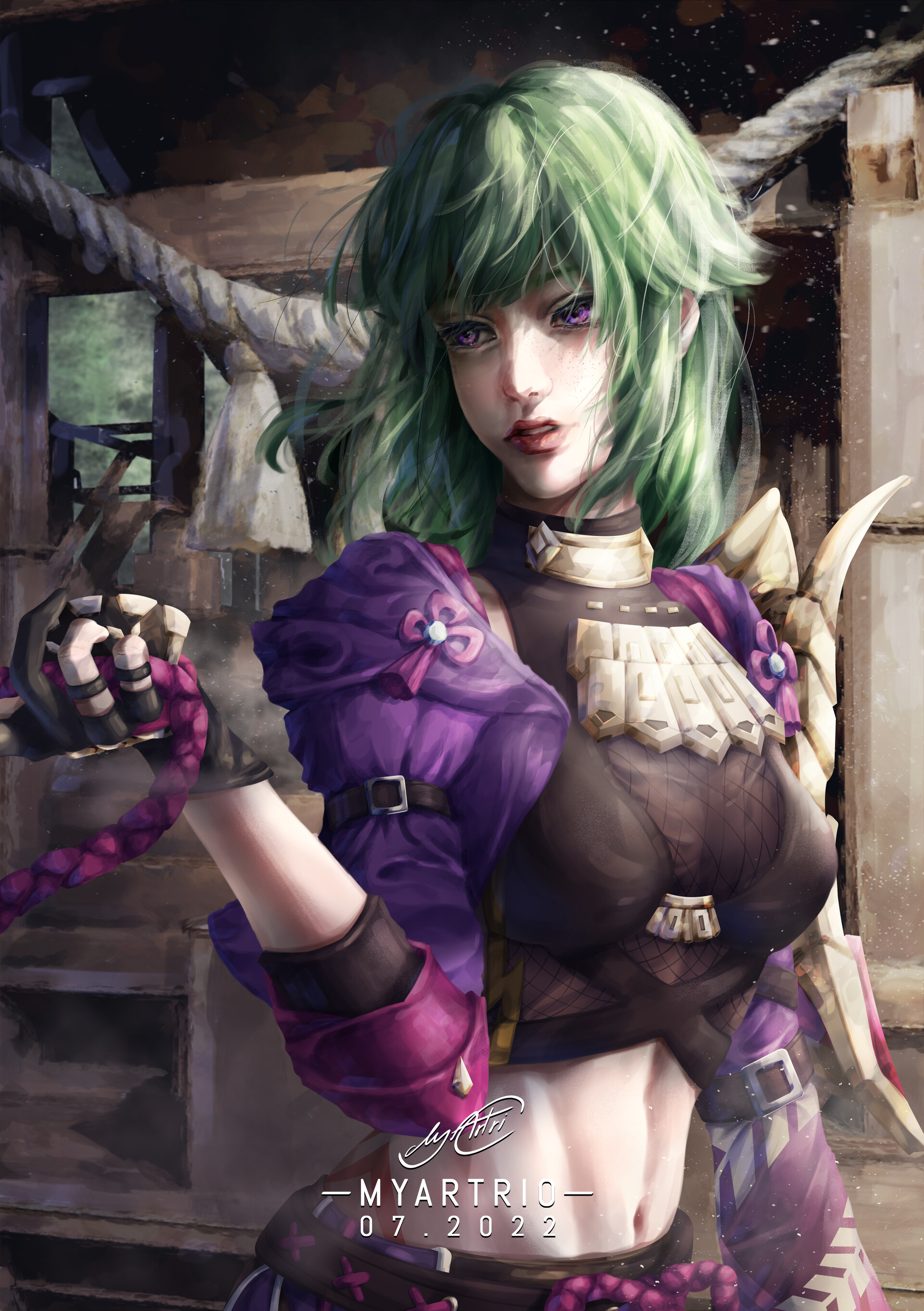 1920x2723  ArtStation - Kuki Shinobu - Genshin Impact