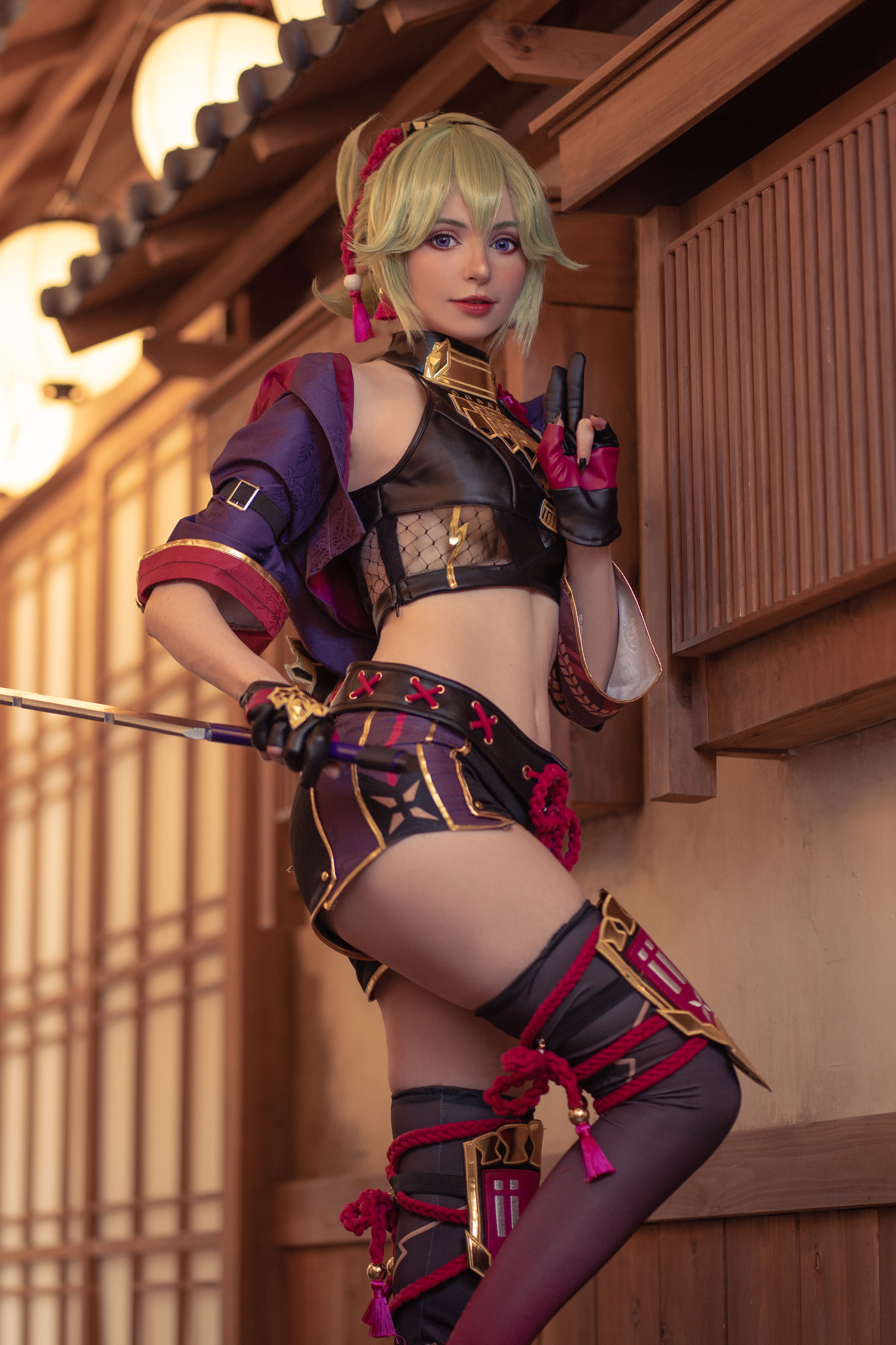 2000x3000  Peachmilky Women Model Cosplay Kuki Shinobu genshin Impact Black Top Genshin Impact Wivey Games Обои - Резолюция: 2000x3000 - ID: 1320920 - Wallha.com