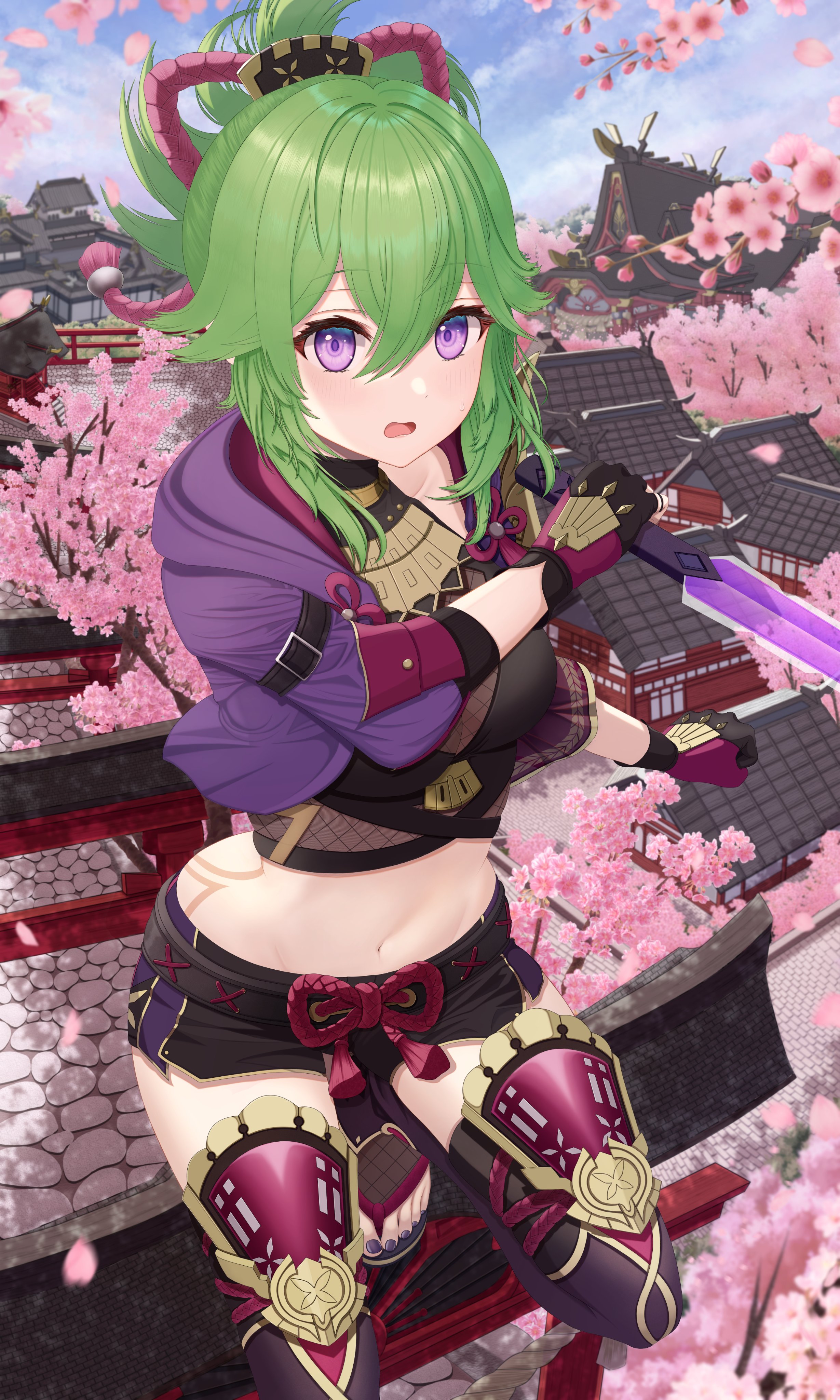 2458x4096  Kuki Shinobu - Genshin Impact - Image By Pixiv ID 75602254 #3651247 - Zerochan Anime Image Board Mobile