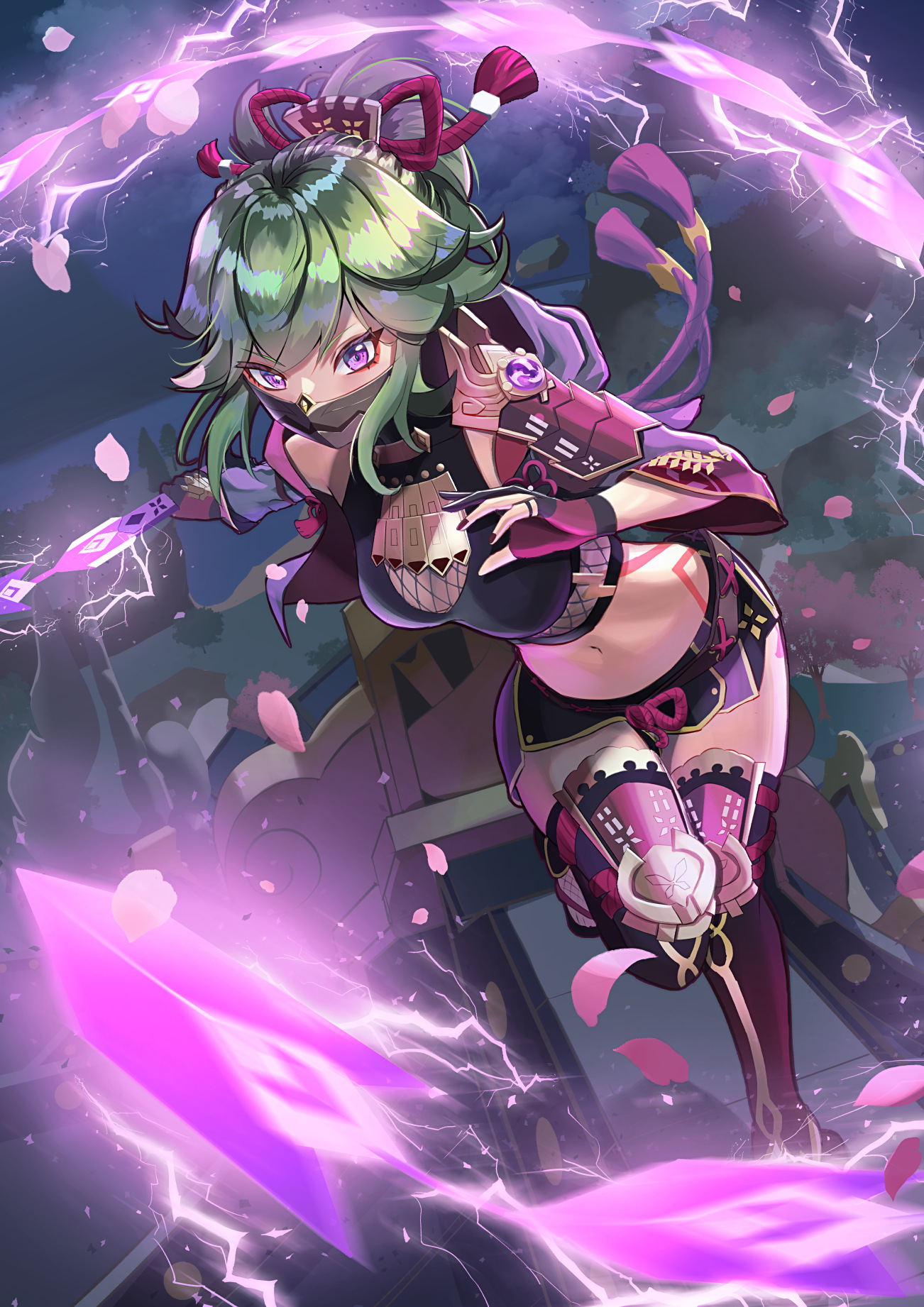 1302x1842  Kuki Shinobu - Genshin Impact | Страница 8 из 13 - Zerochan Anime Image Board Mobile