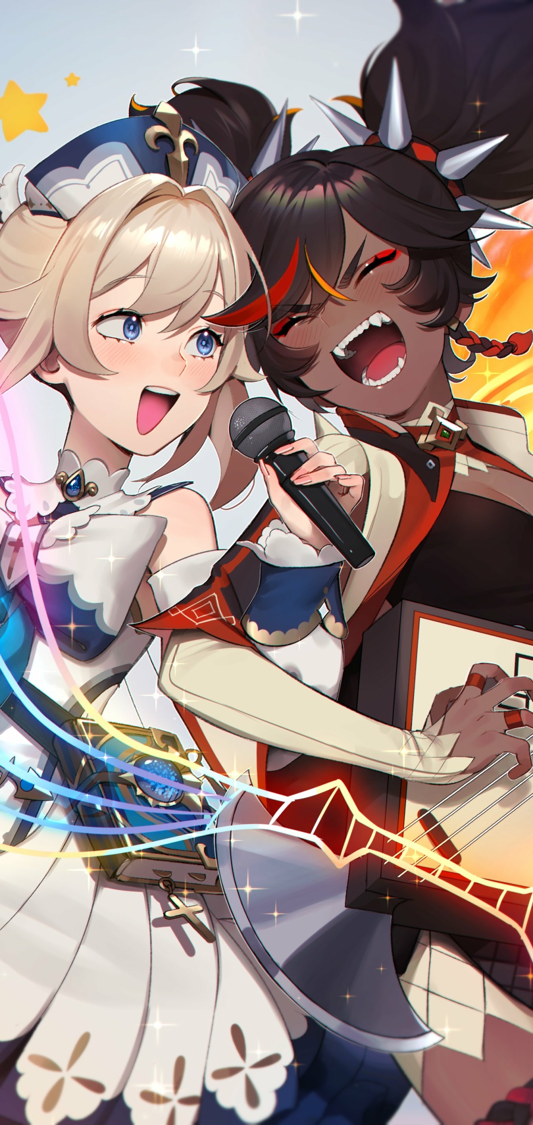 1080x2280  Genshin Impact Phone обои - мобильная пропасть