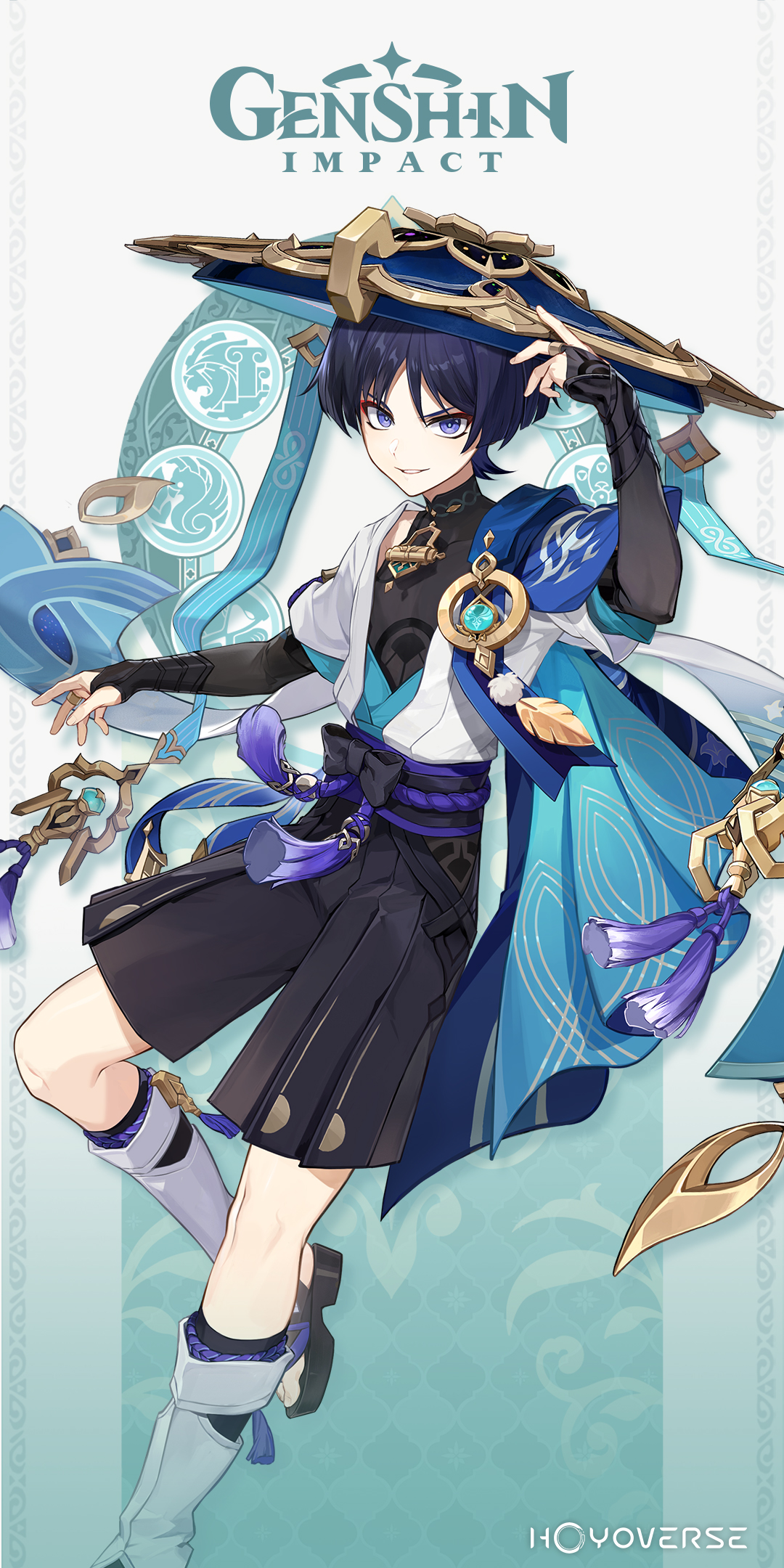 1080x2160  Wanderer - Genshin Impact - Zerochan Anime Image Board Mobile