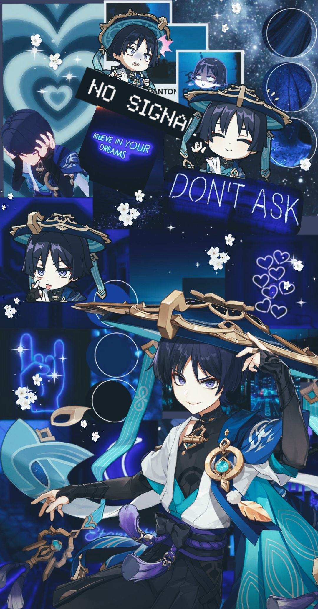 1080x2063  Wanderer обои Genshin Impact | Хойолаб