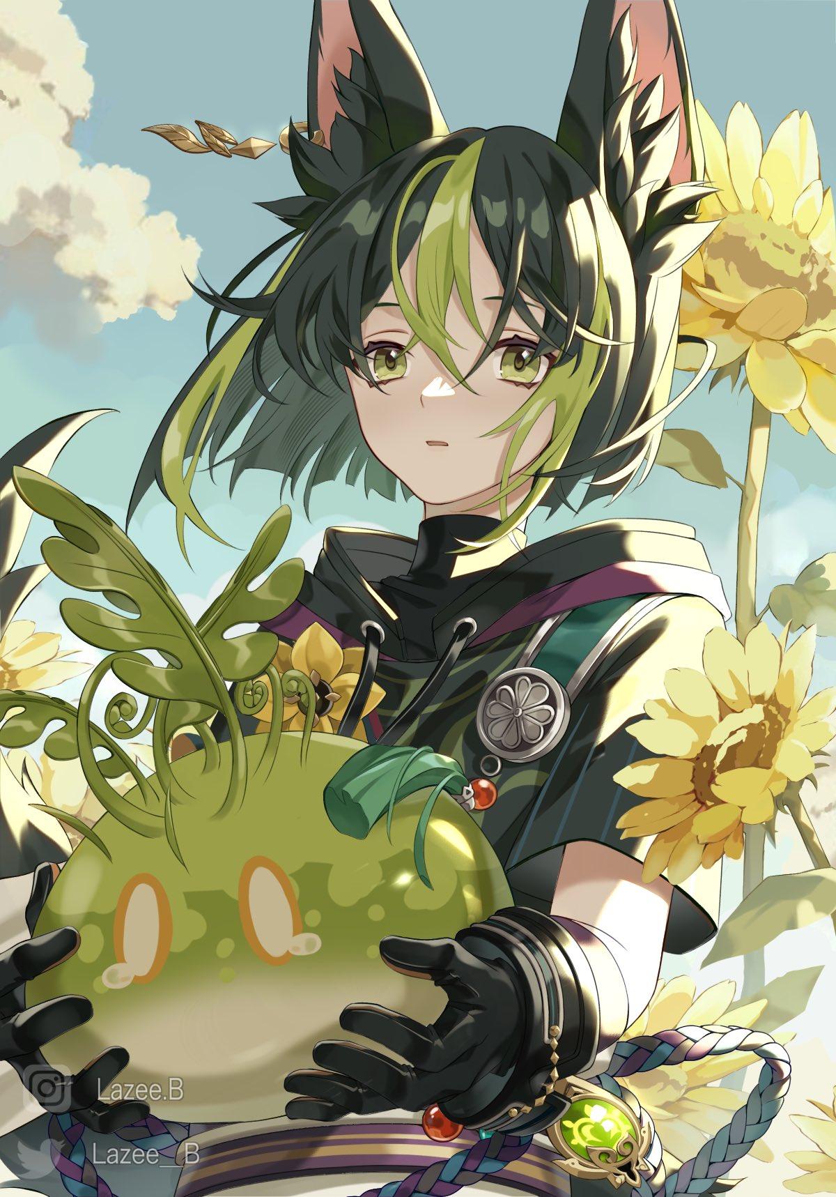 1200x1717  Тигнари: зеленый стридер - kqm