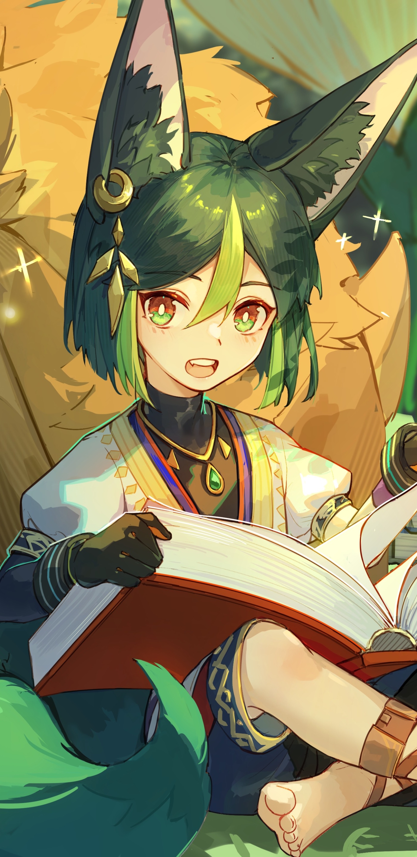 1440x2960  Tighnari - Genshin воздействие Kaya_ - Мобильная пропасть