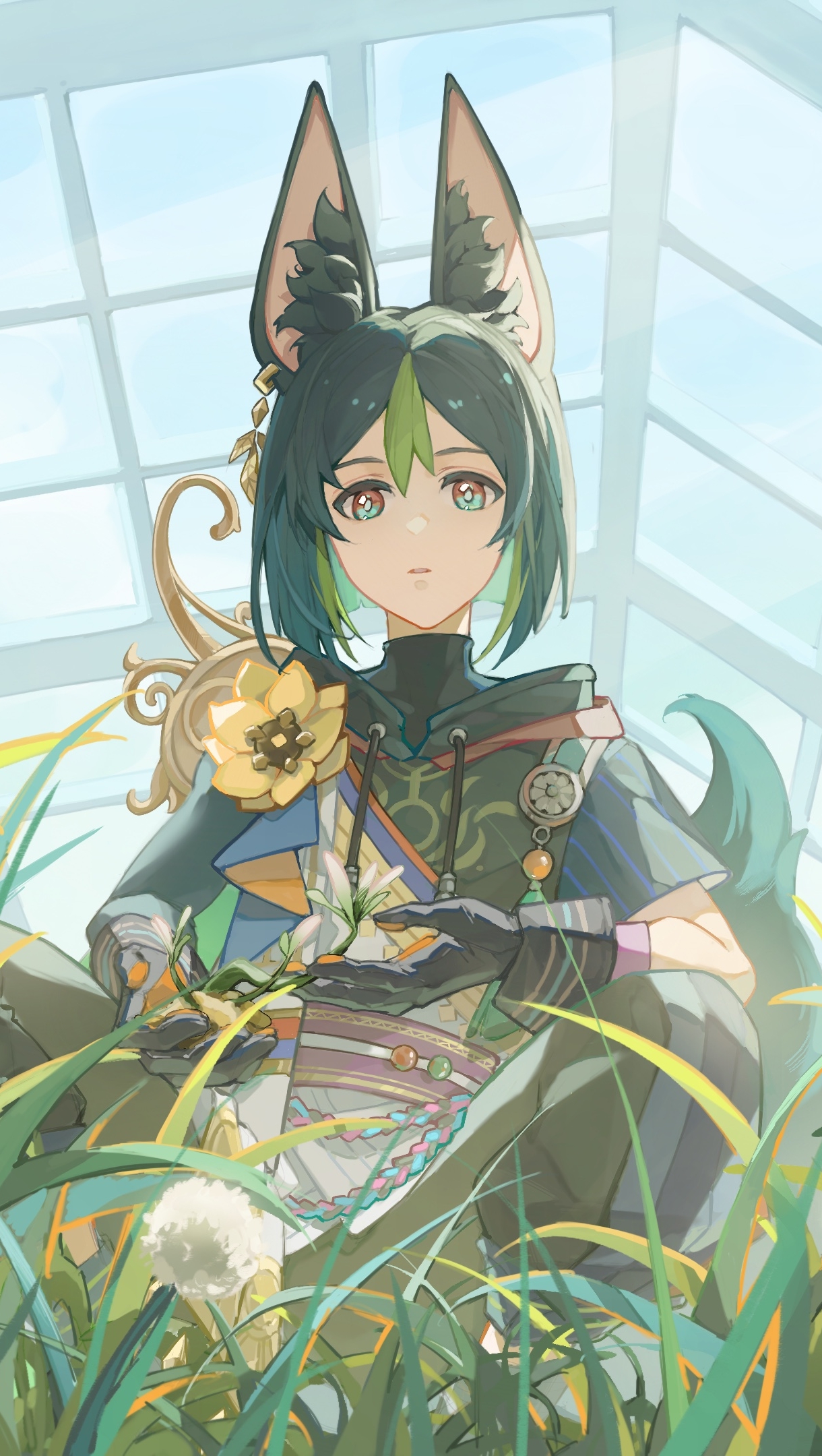 1220x2160  Tighnari - Genshin воздействие 57 Friend - Mobile Breys