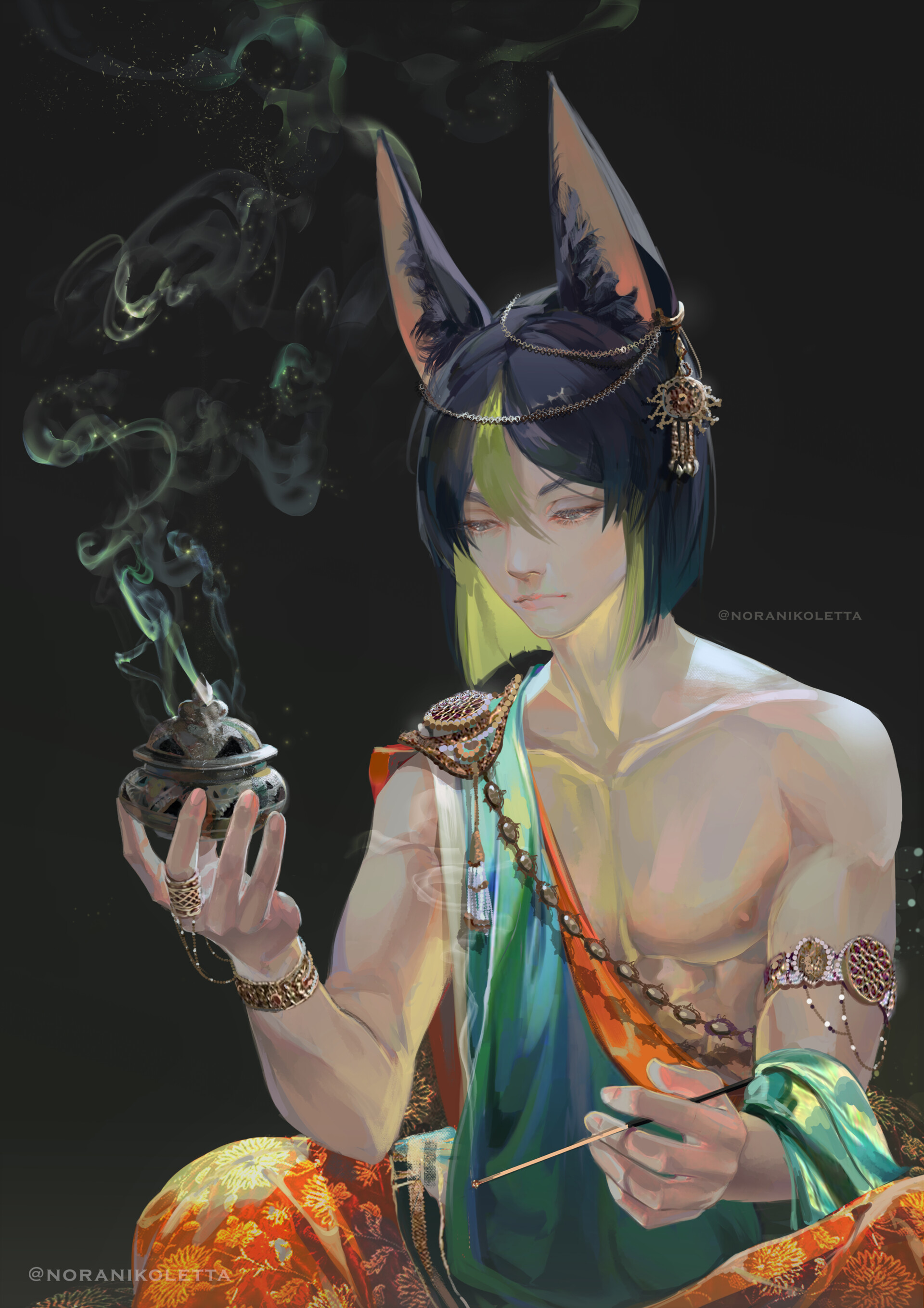 1920x2716  ArtStation - Tighnari - Genshin Impact Fanart