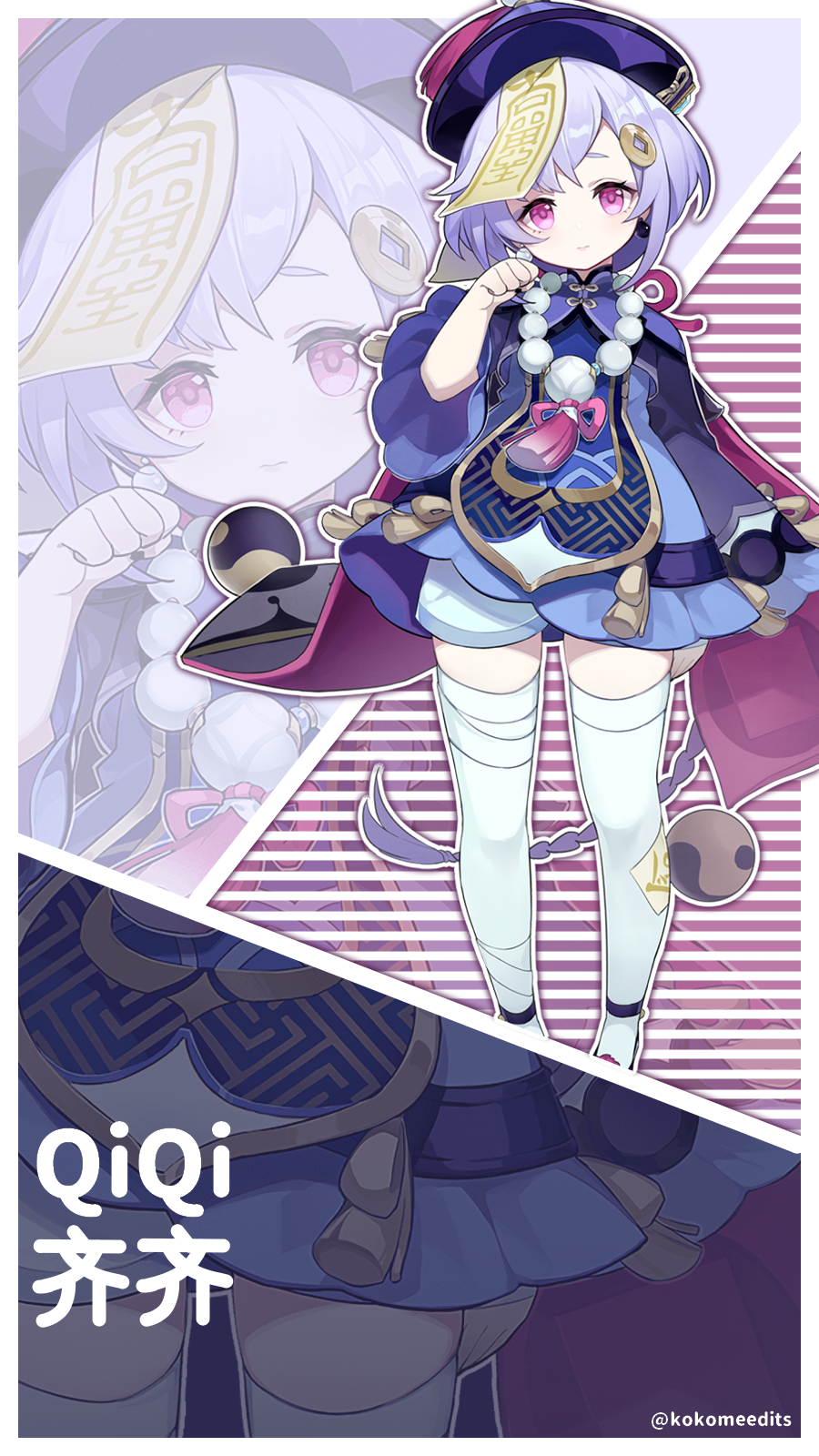 900x1600  Genshin Impact Liker - Kokomeedits: Qiqi Phone обои Qiqi и их ...