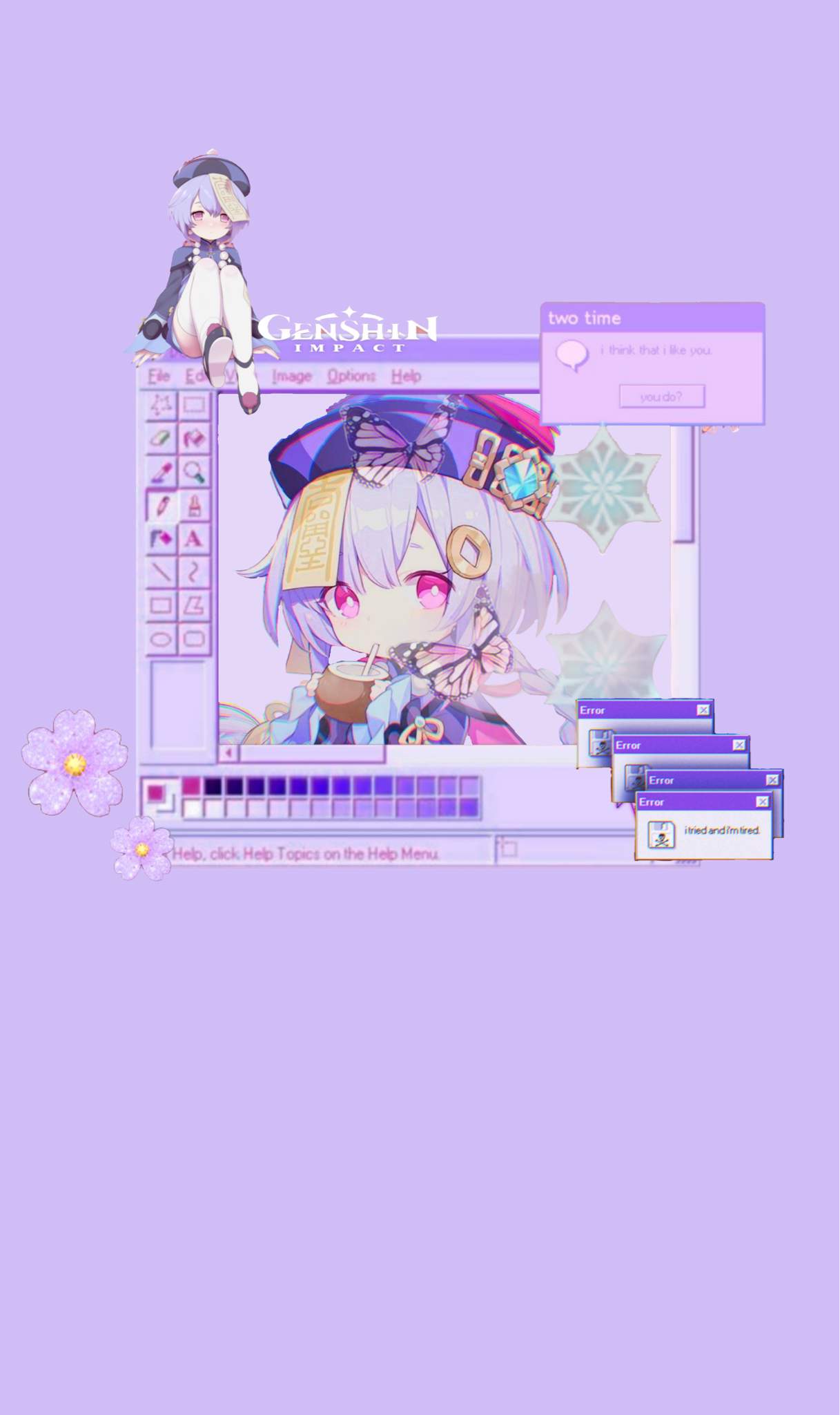 1217x2048  Qiqi ✨💜✨ | Genshin Impact Amino