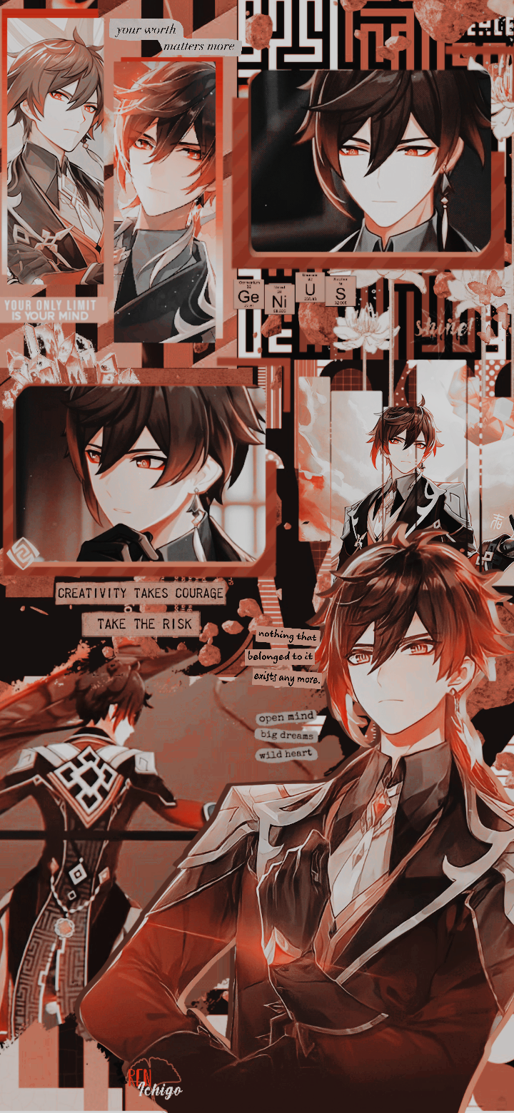 720x1560  Teyvat wanderlust - ☆ обои: Zhongli ☆ игра: Genshin Impact ...