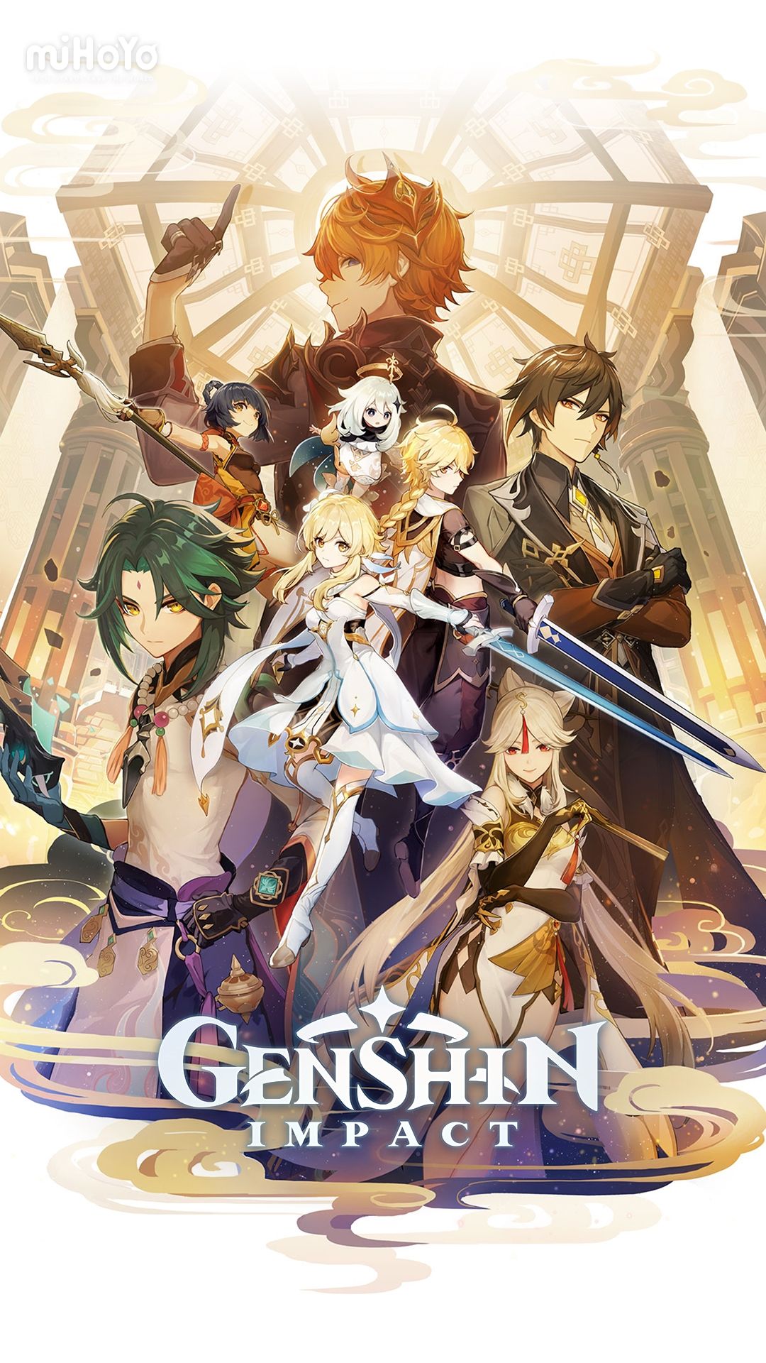 1080x1920  Zhongli Genshin Impact Wallpapers - пещера обоев