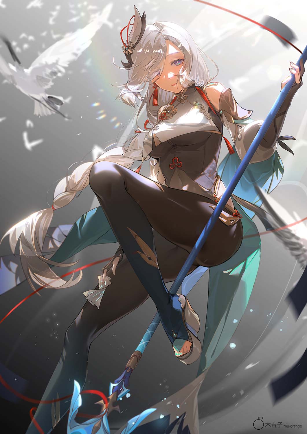 1061x1501  Shenhe: профиль, стратегия \ U0026 Руководство по уровню Воздействие Геншина