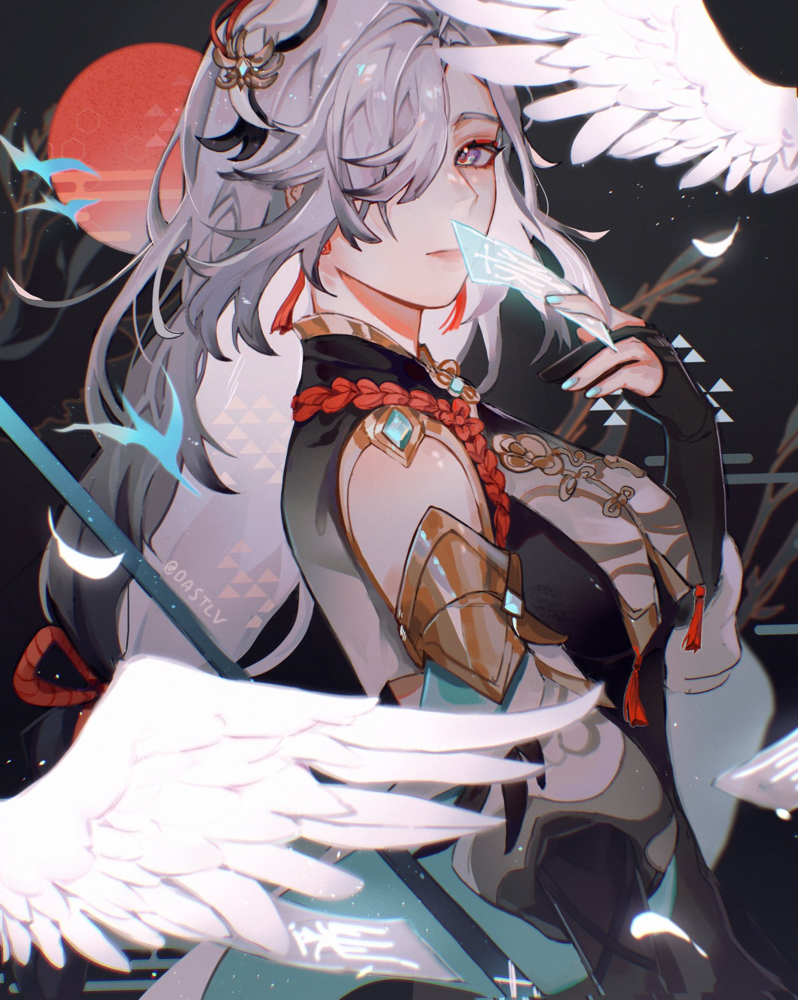 1634x2048  Genshin Impact, Shenhe (Genshin Impact), Anime Girls, Седые волосы | 1634x2048 Обои - Wallhaven.cc