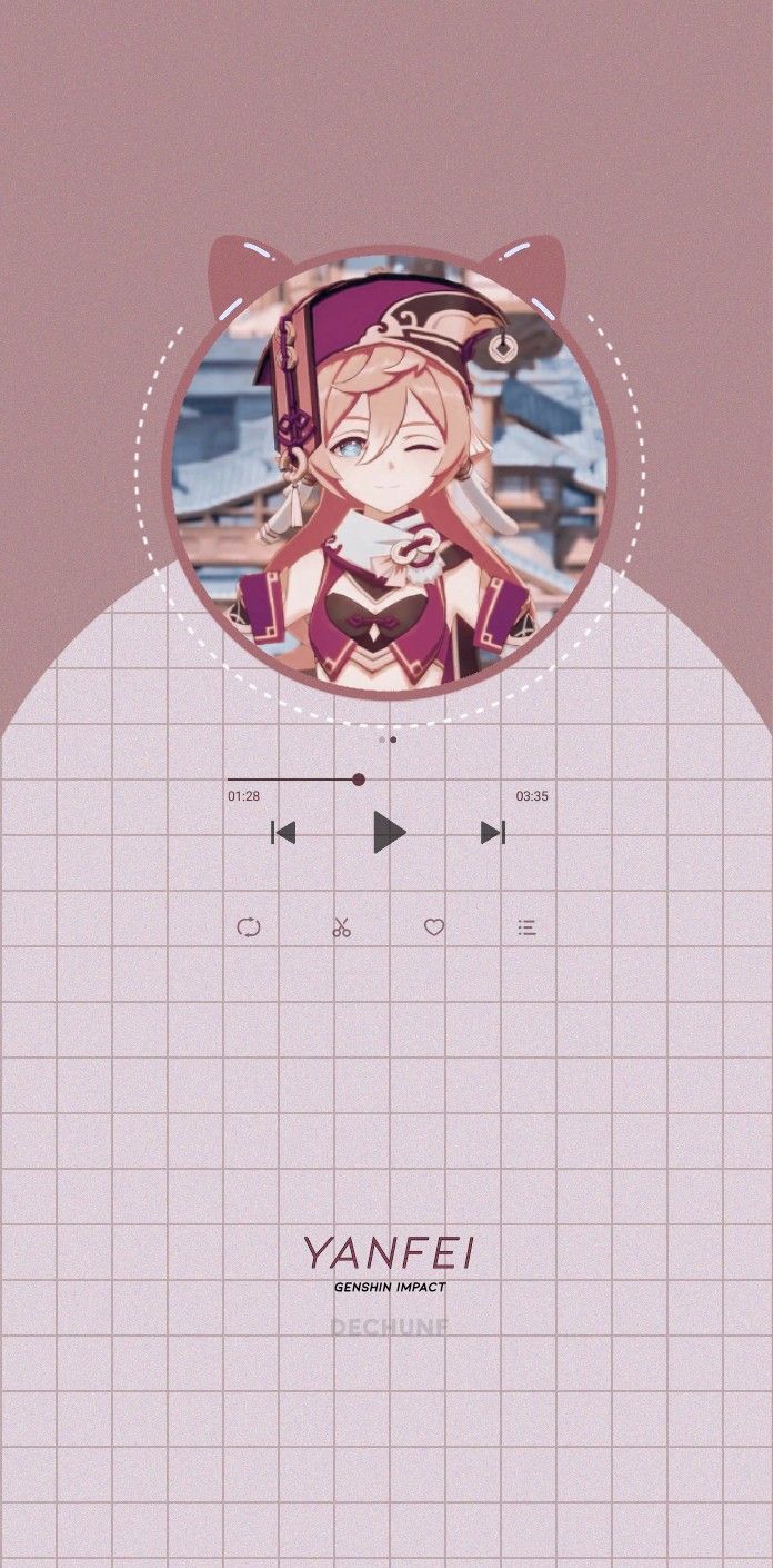 696x1410  Обои эстетические янфэй геншин воздействие