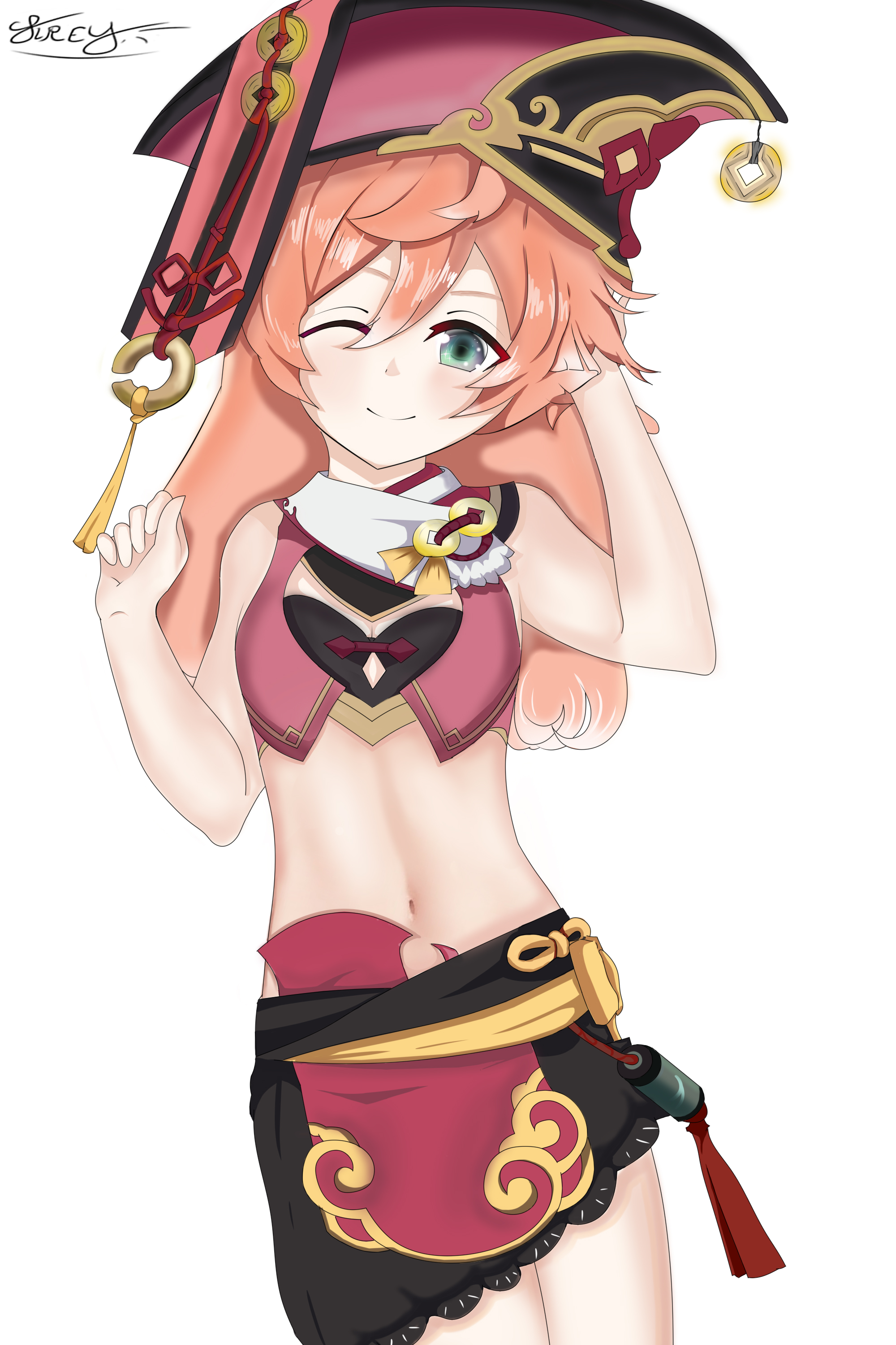 2000x3000  Genshin Impact Yanfei обои - пещера обоев