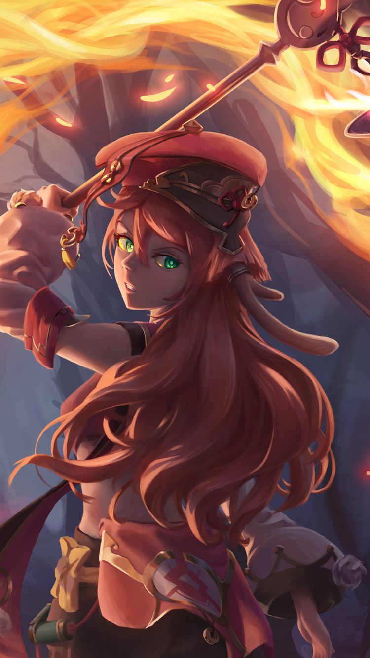 750x1334  Мобильные обои: видеоигра, Genshin Impact, Yanfei (Genshin Impact), 1413855 Загрузите изображение бесплатно.