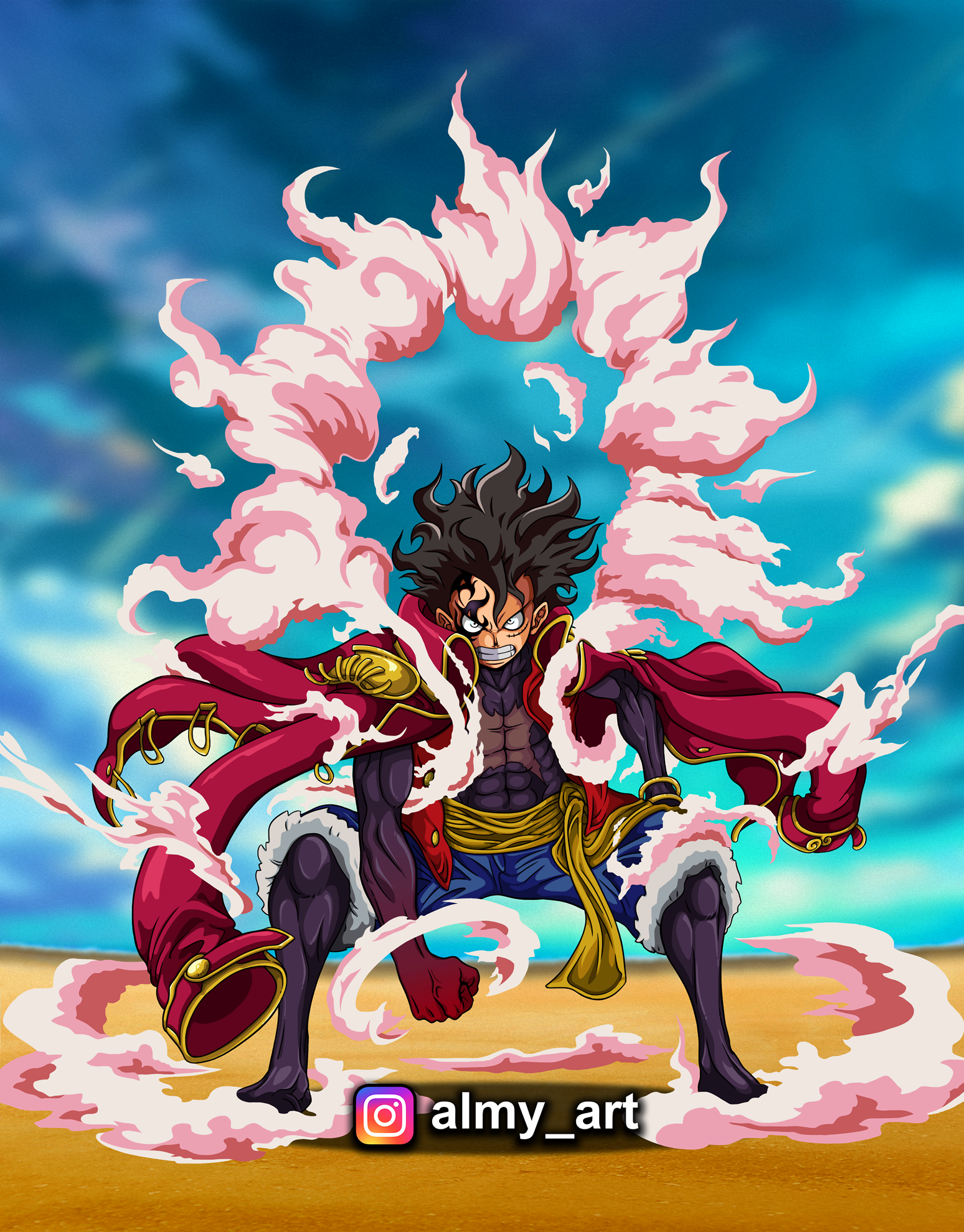 1548x1980  Обезьяна D. Luffy Gear 5 - One Piece | Personagens de anime, аниме, Tatuagens de anime