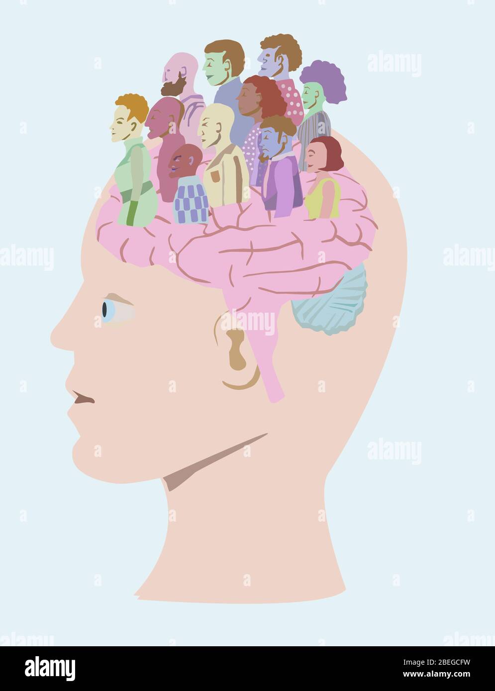 995x1390  Многочисленное расстройство личности Hi -Res stock Photography и Images - Alamy