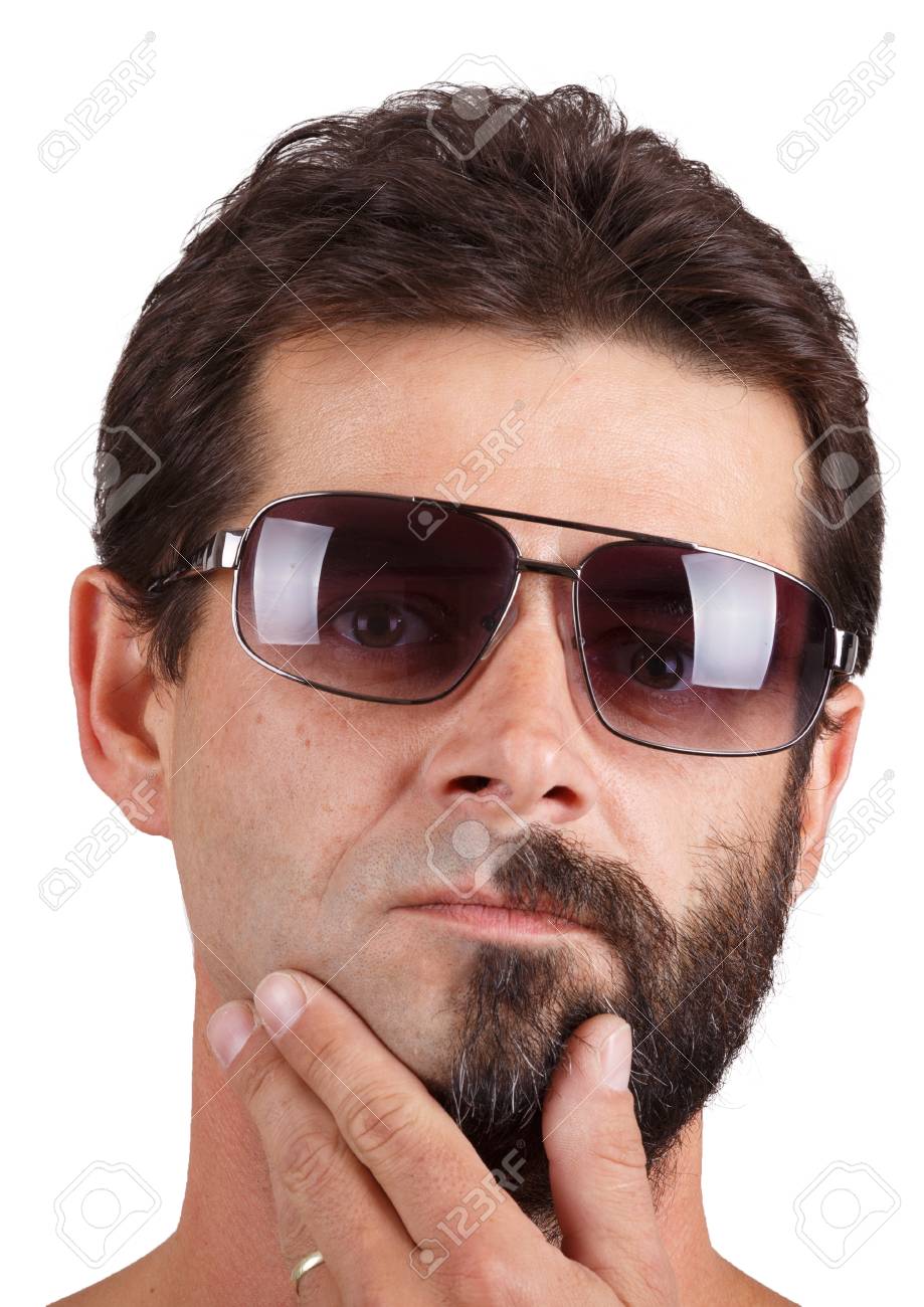 919x1300  Разделенная индивидуальность - Портрет человека с наполовину бритым и не заплывшим лицом Стоковое фото, картинка и изображение без роялти. Изображение 88151673.