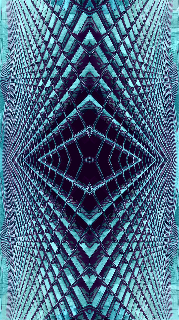 715x1280  Скачать фон симметричный металл.