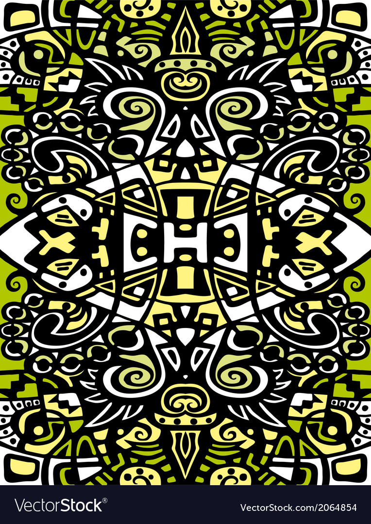 764x1080  Психоделическая абстракция Фон симметричного векторного изображения