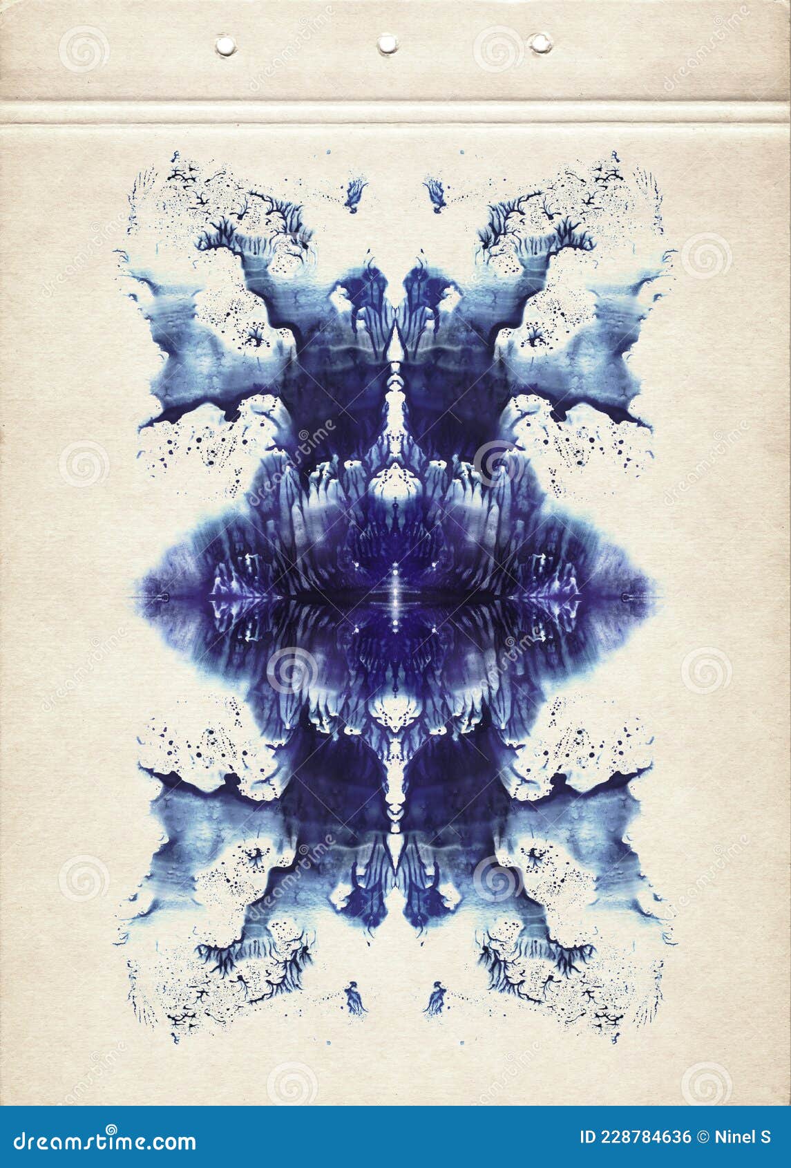 1145x1690  Синий симметричный акварельный пятно. Абстрактная акварельная живопись на старой бумаге. Иллюстрация фона текстуры с разноцветным фонами текстуры - иллюстрация смягченной, абстракция: 228784636