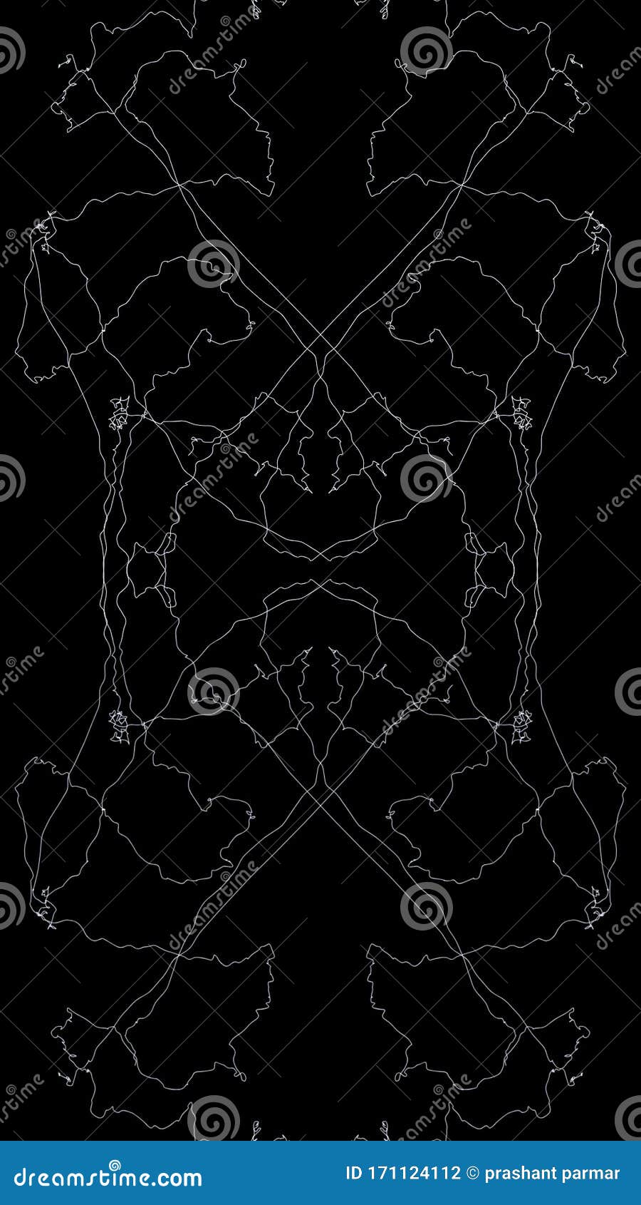 900x1690  Случайный симметричный белый дизайн на черном фоне обои иллюстрация - иллюстрация случайных, фон: 171124112